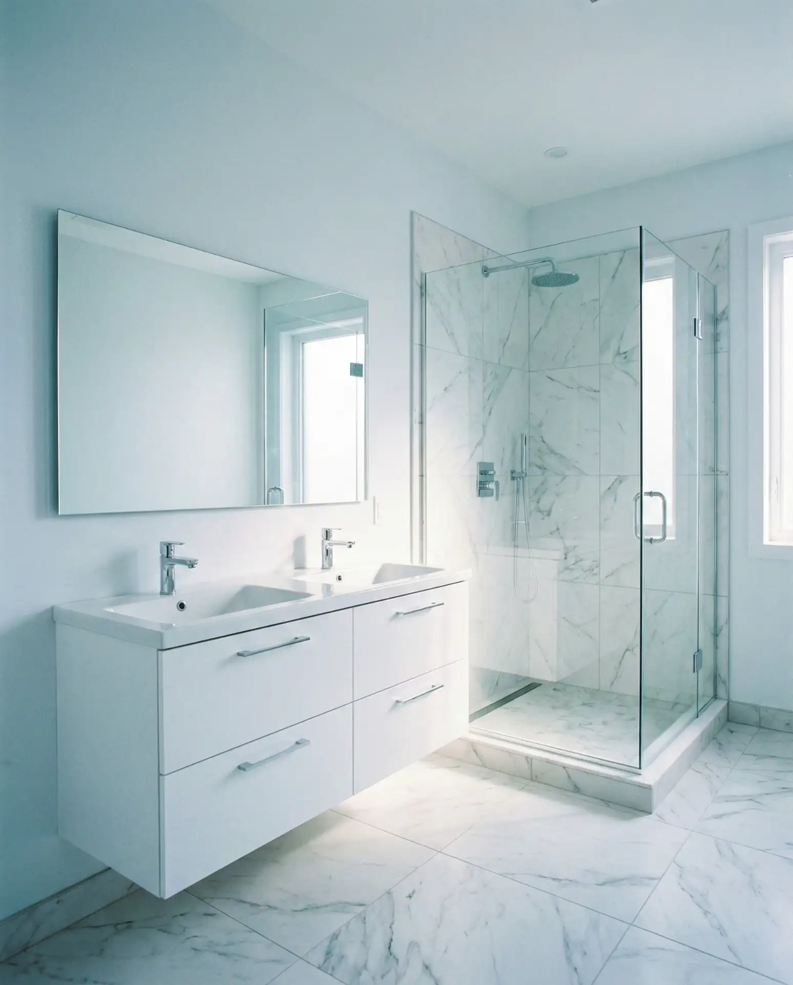 Icy Blue-White with Silver Accents 2