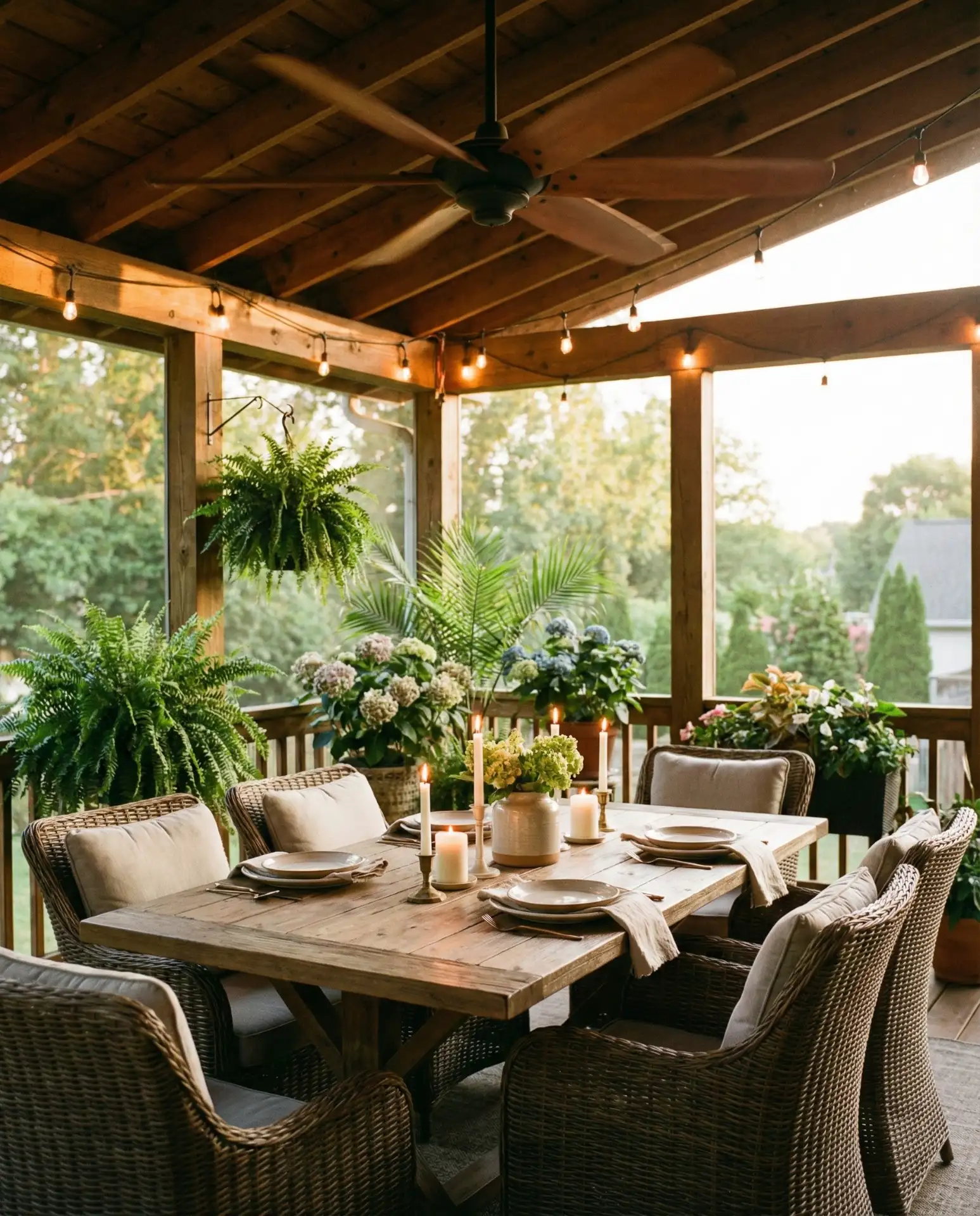 Ideas for Back Porch with Ceiling Fan 1