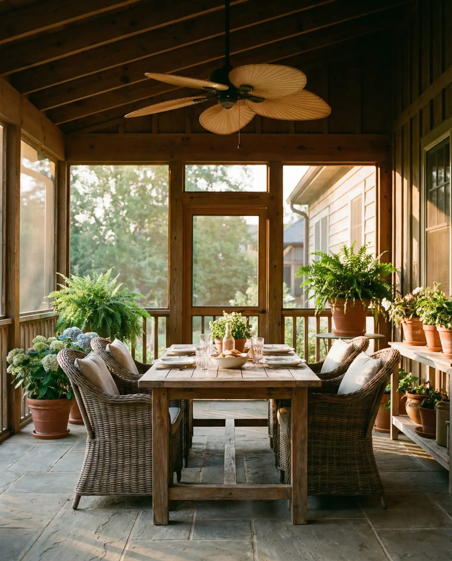 Ideas for Back Porch with Ceiling Fan 2