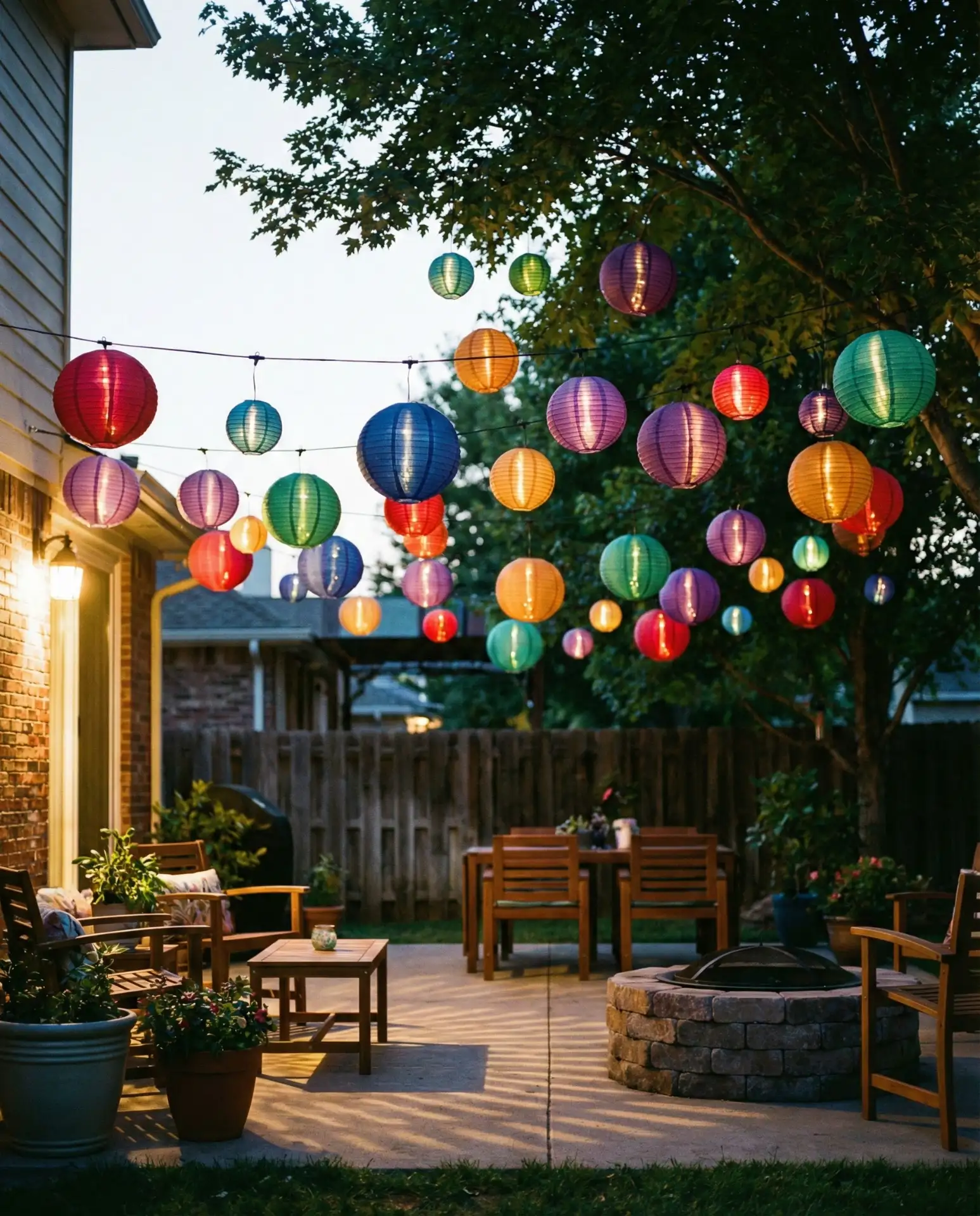 Ideas for Party Lighting with Paper Lanterns 1