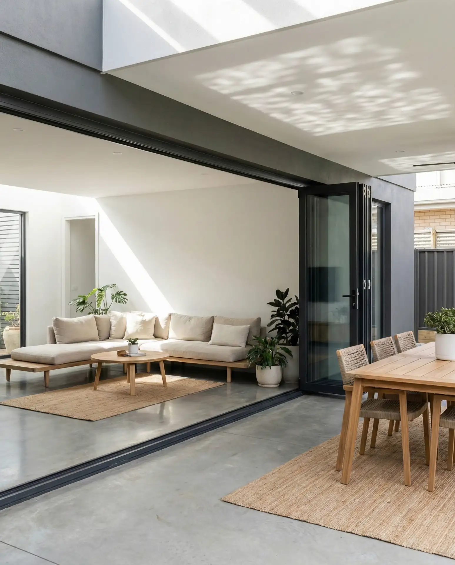 Indoor-Outdoor Room with Folding Walls 1