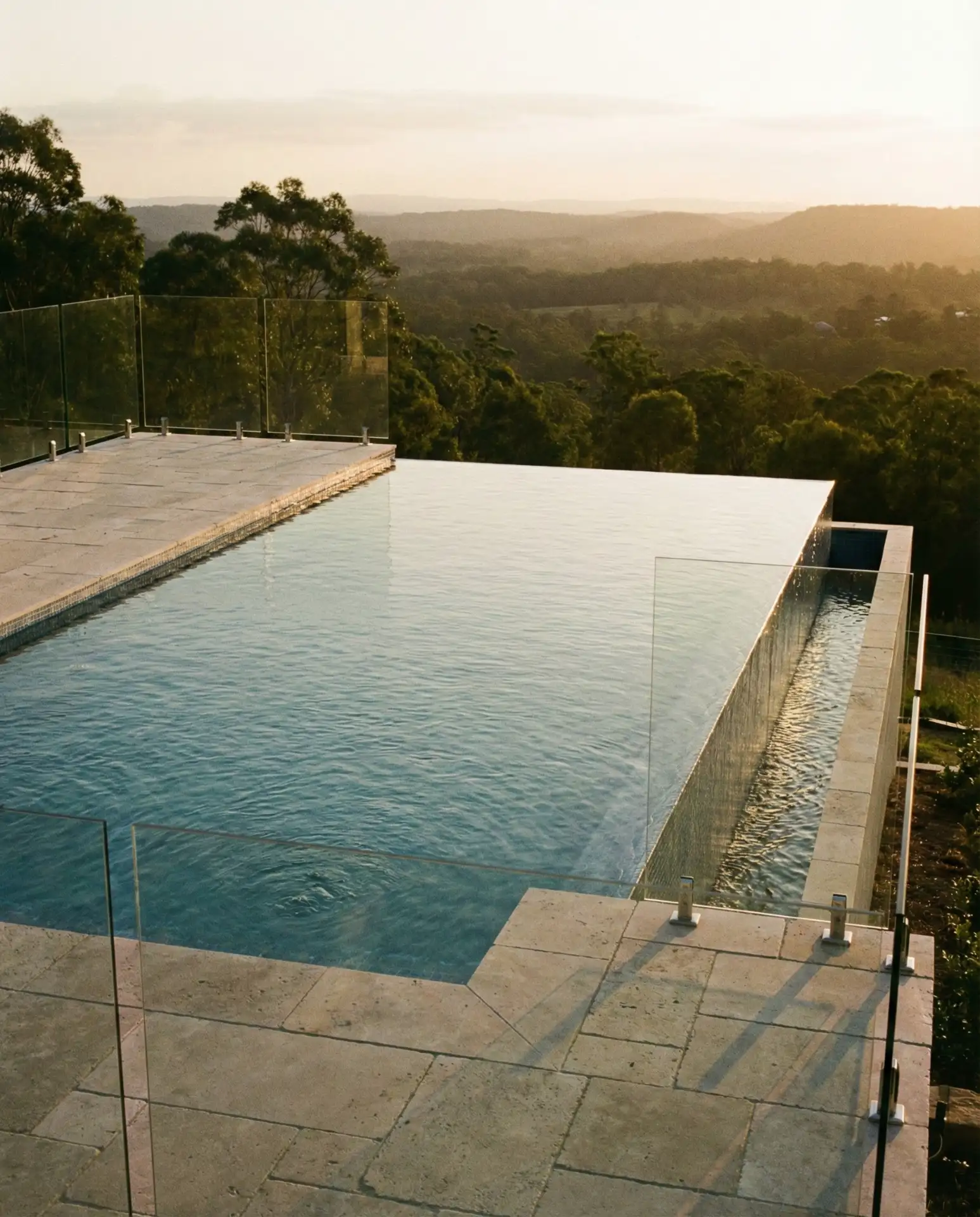Infinity Edge Pool Overlooking Valley Views