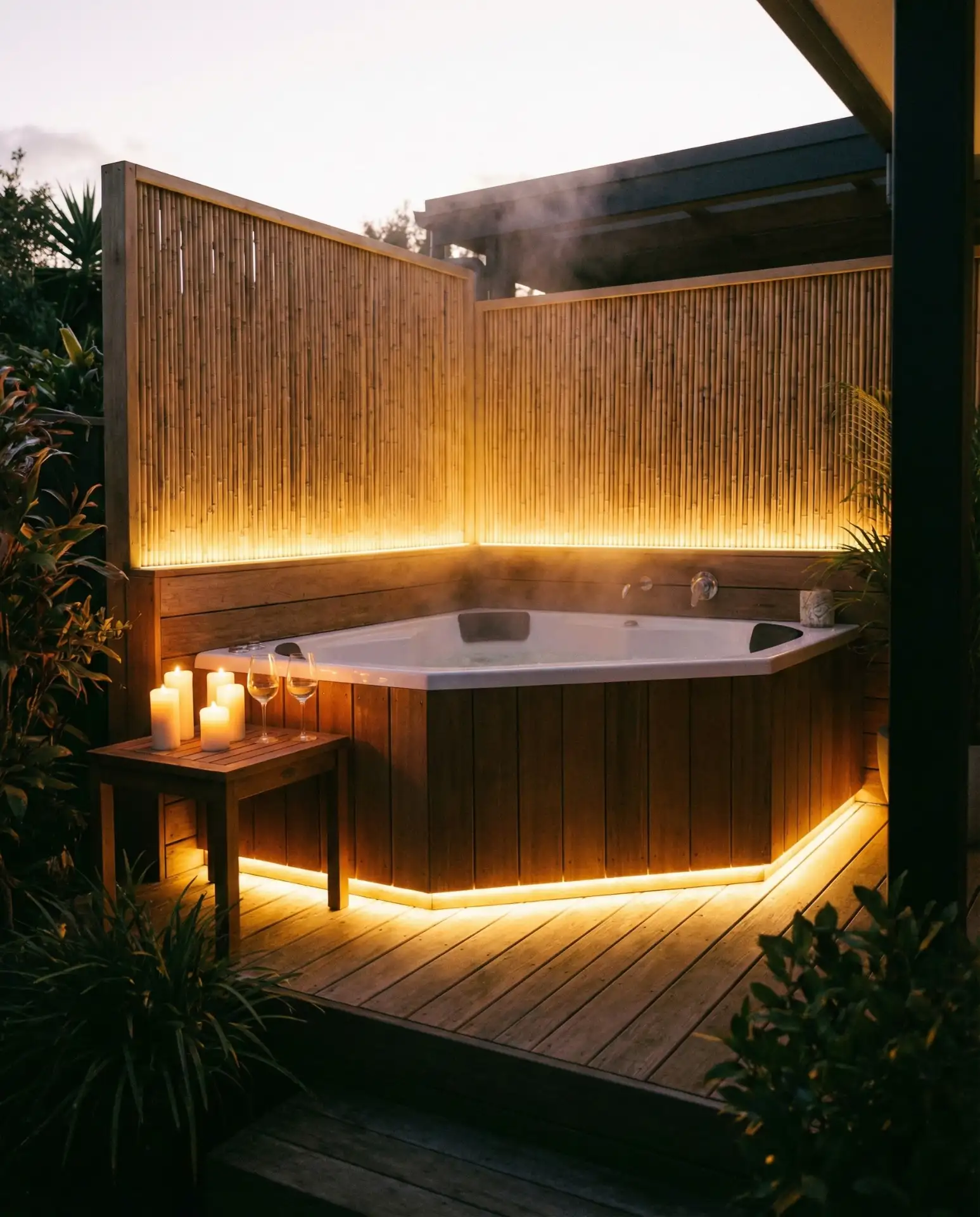 Jacuzzi Corner with Romantic Ambiance 1
