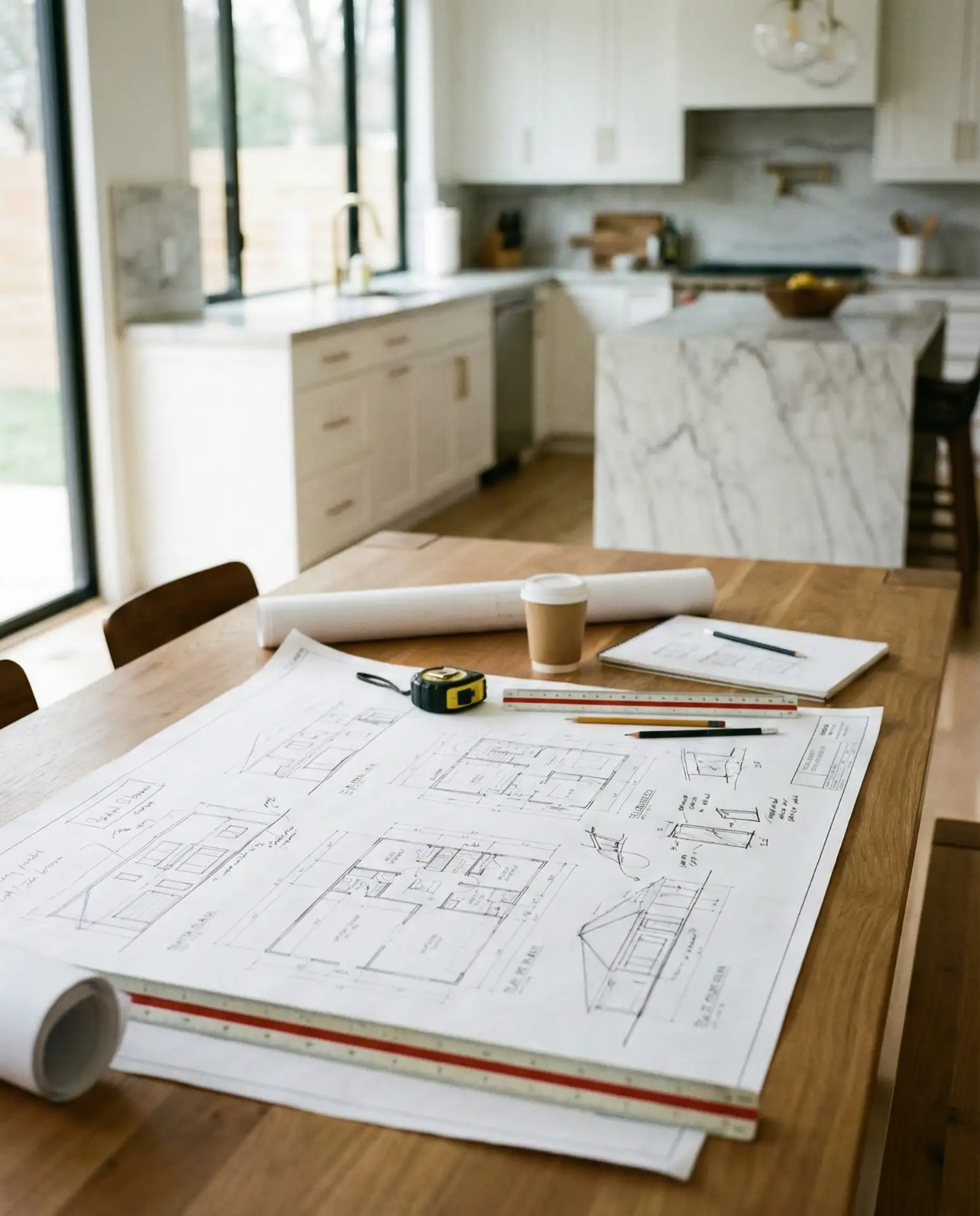 Kitchen with Drawing and Design Elements 2