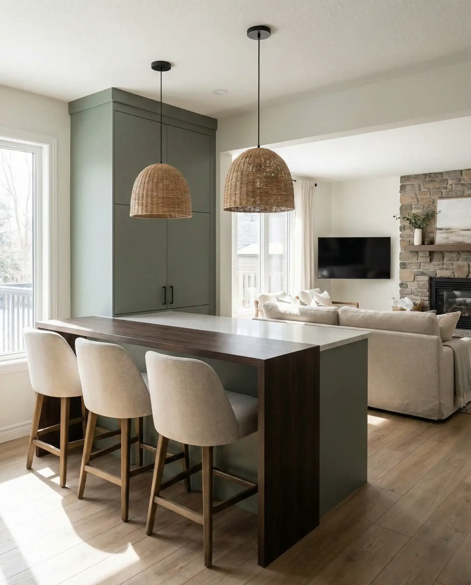 Kitchen with Peninsula Instead of Island 2