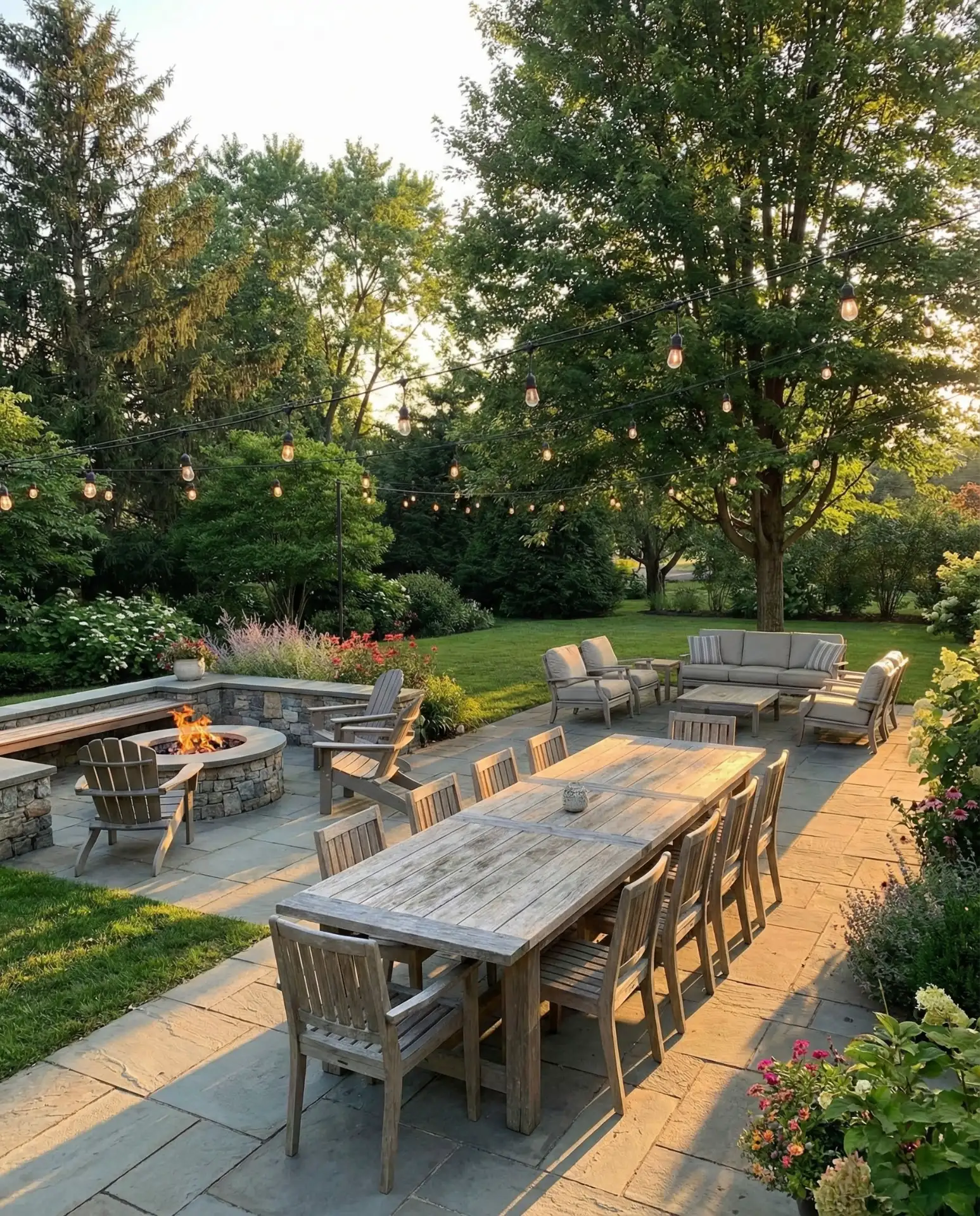 Large Family Gathering Space with Fire Pit 1