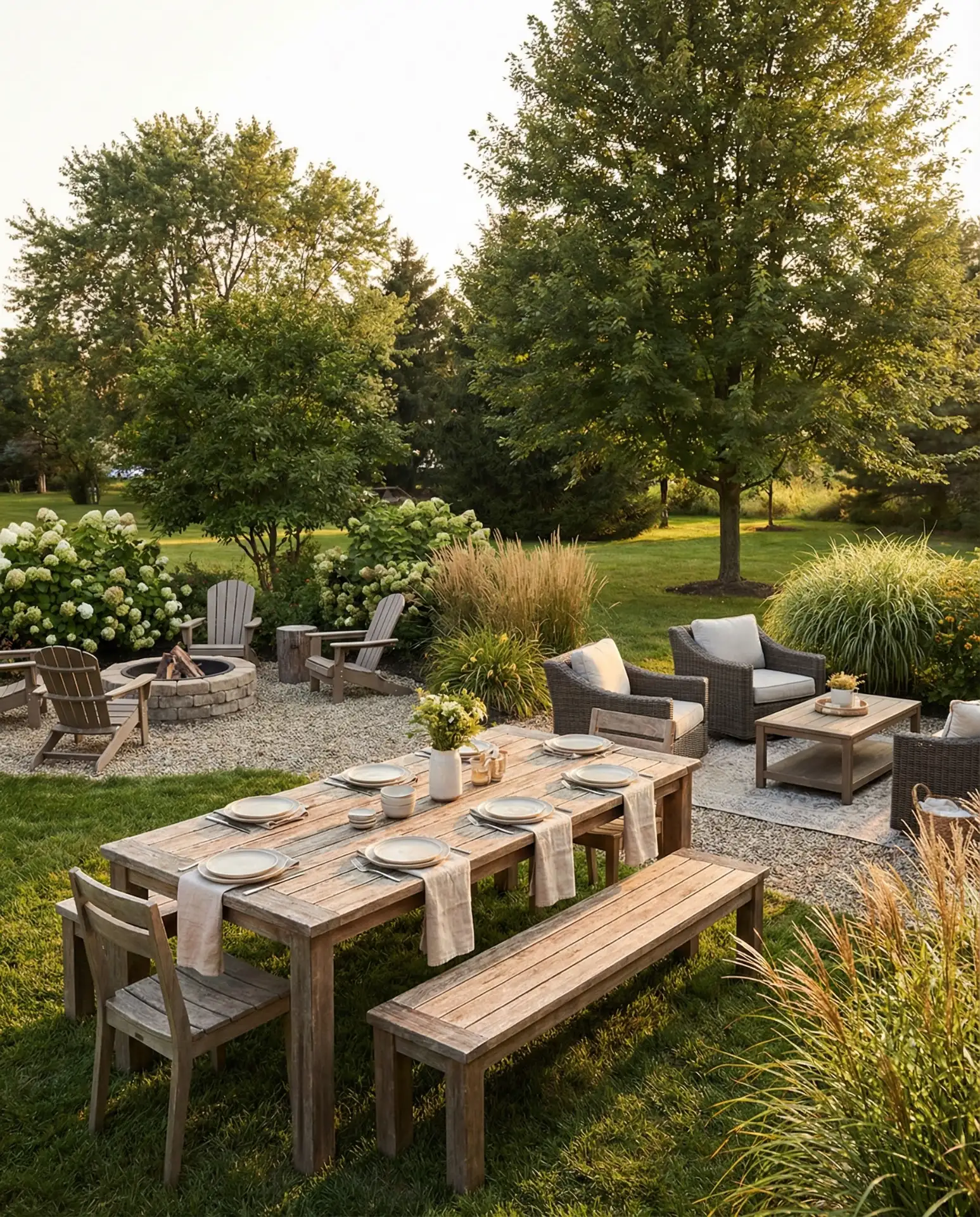 Large Family Gathering Space with Fire Pit 2