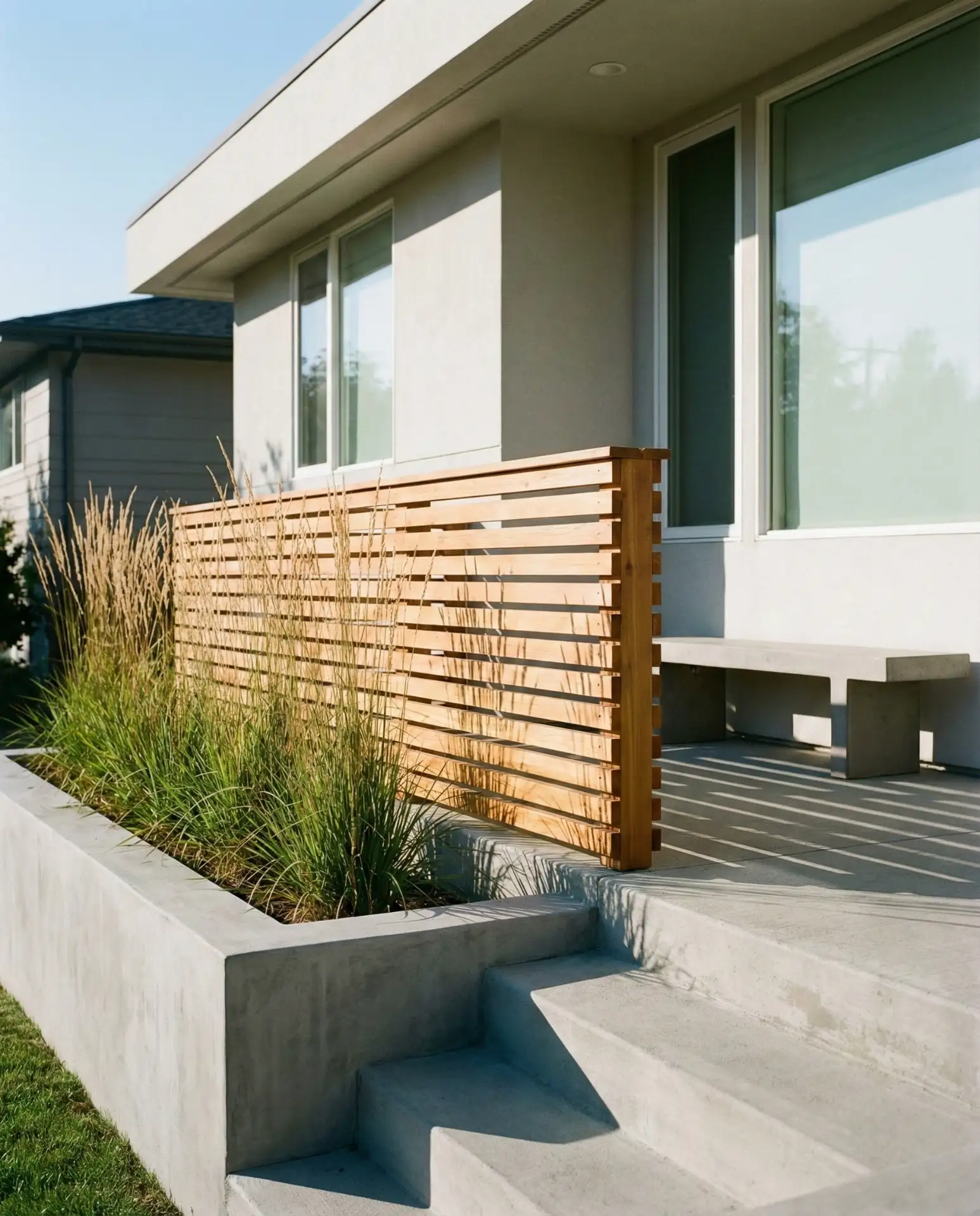 Lattice Panel Railing for Privacy 1
