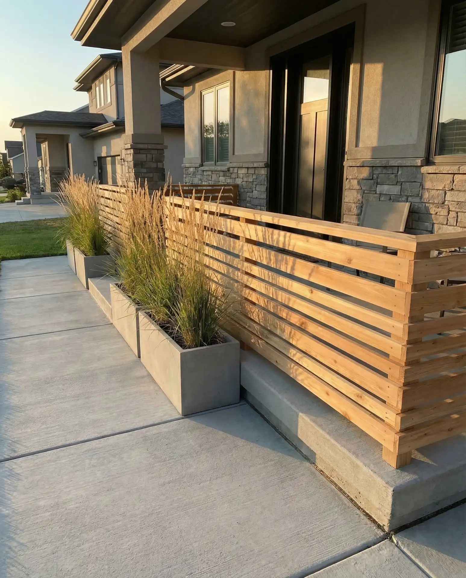 Lattice Panel Railing for Privacy 2