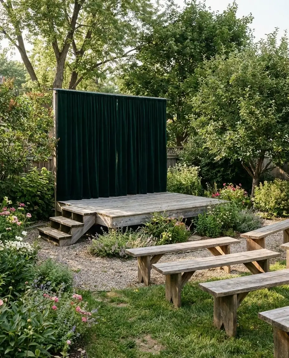 Miniature Outdoor Theater Stage 1