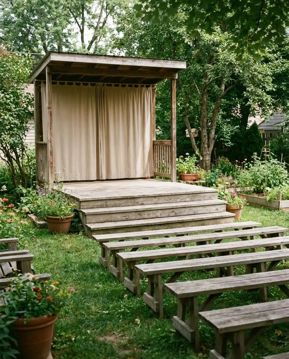 Miniature Outdoor Theater Stage 2