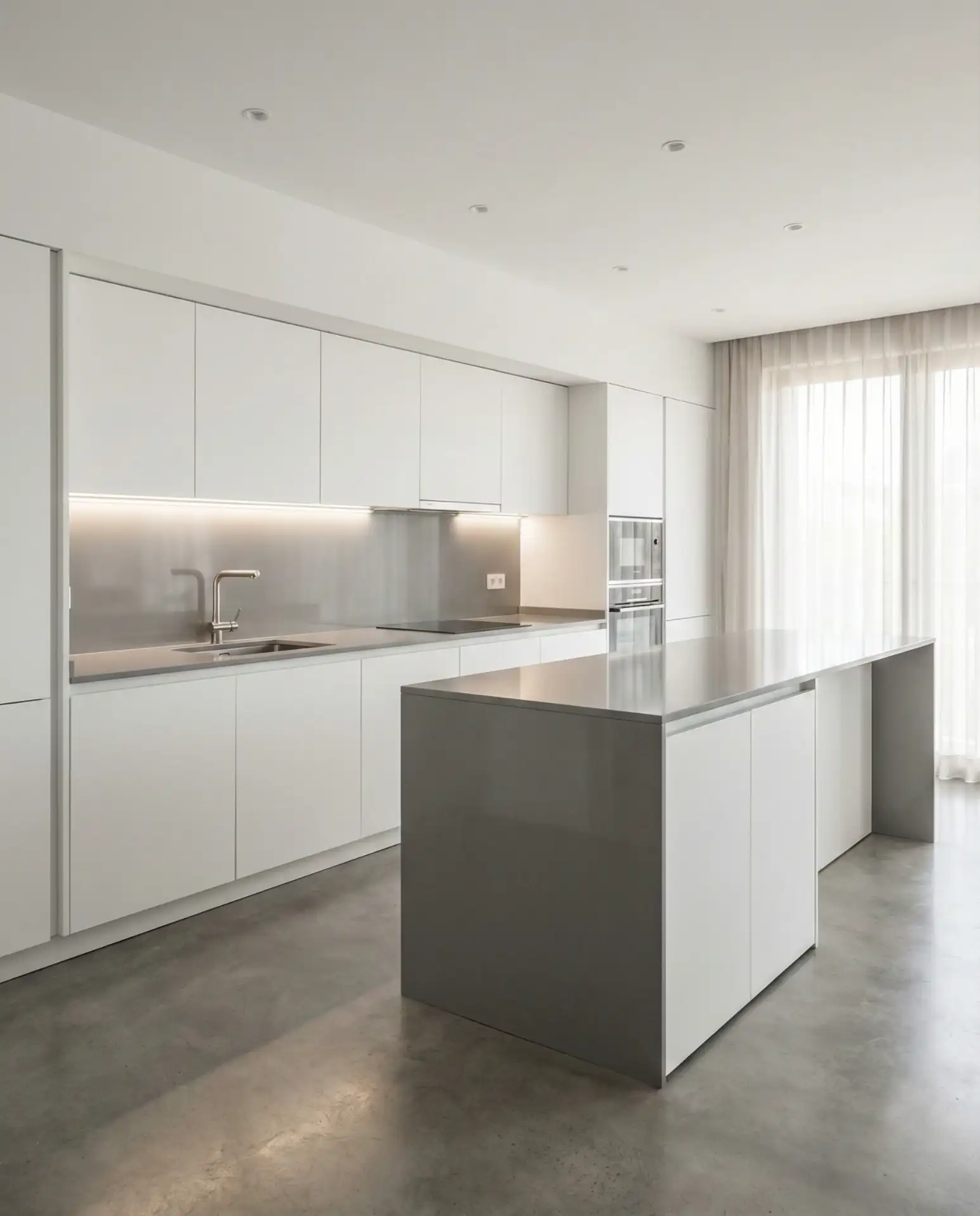 Minimalist Modern with Handleless Cabinets 2