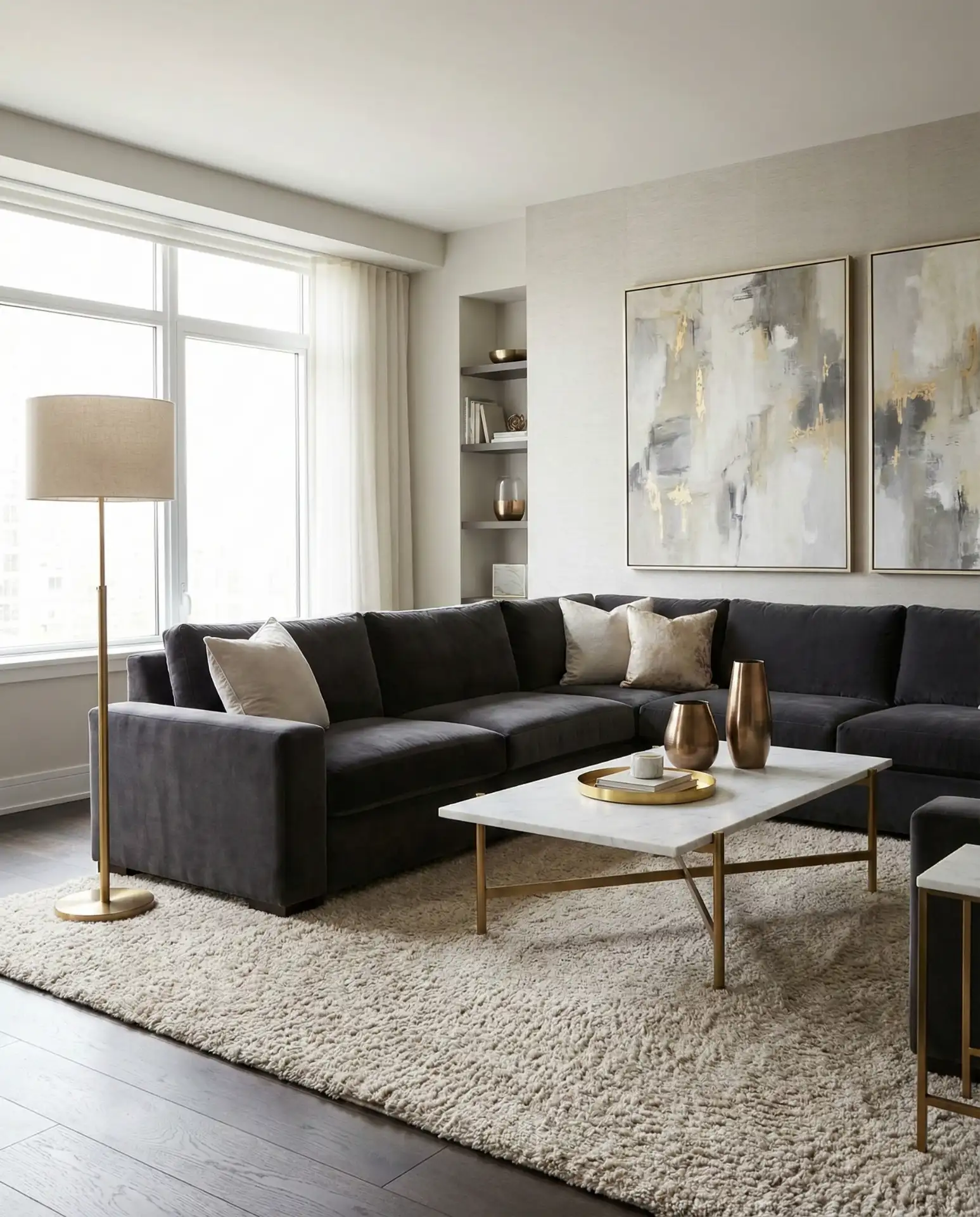 Modern Luxury with Metallic Accents 2