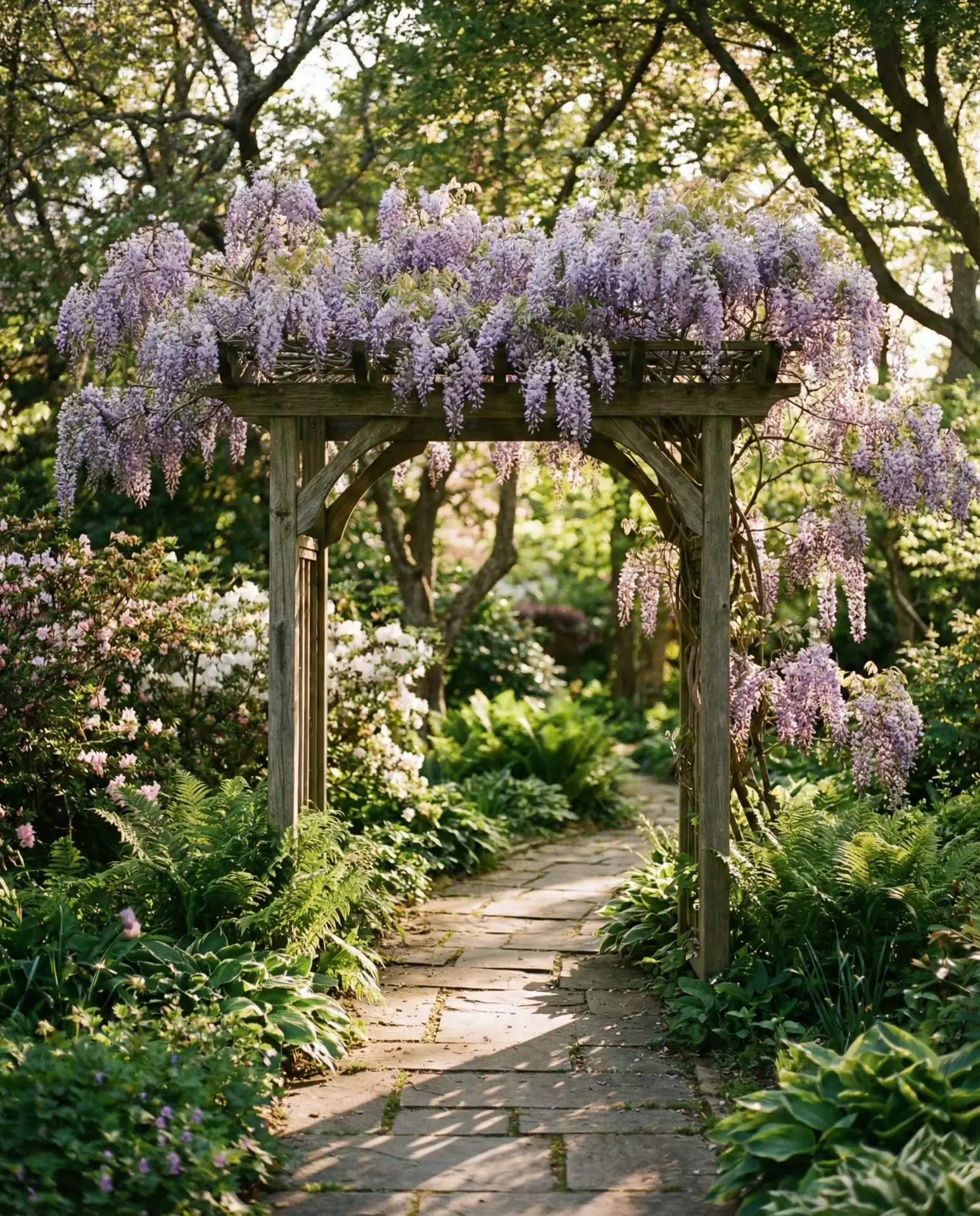 Moonlit Archway Entry with Climbing Vines 2
