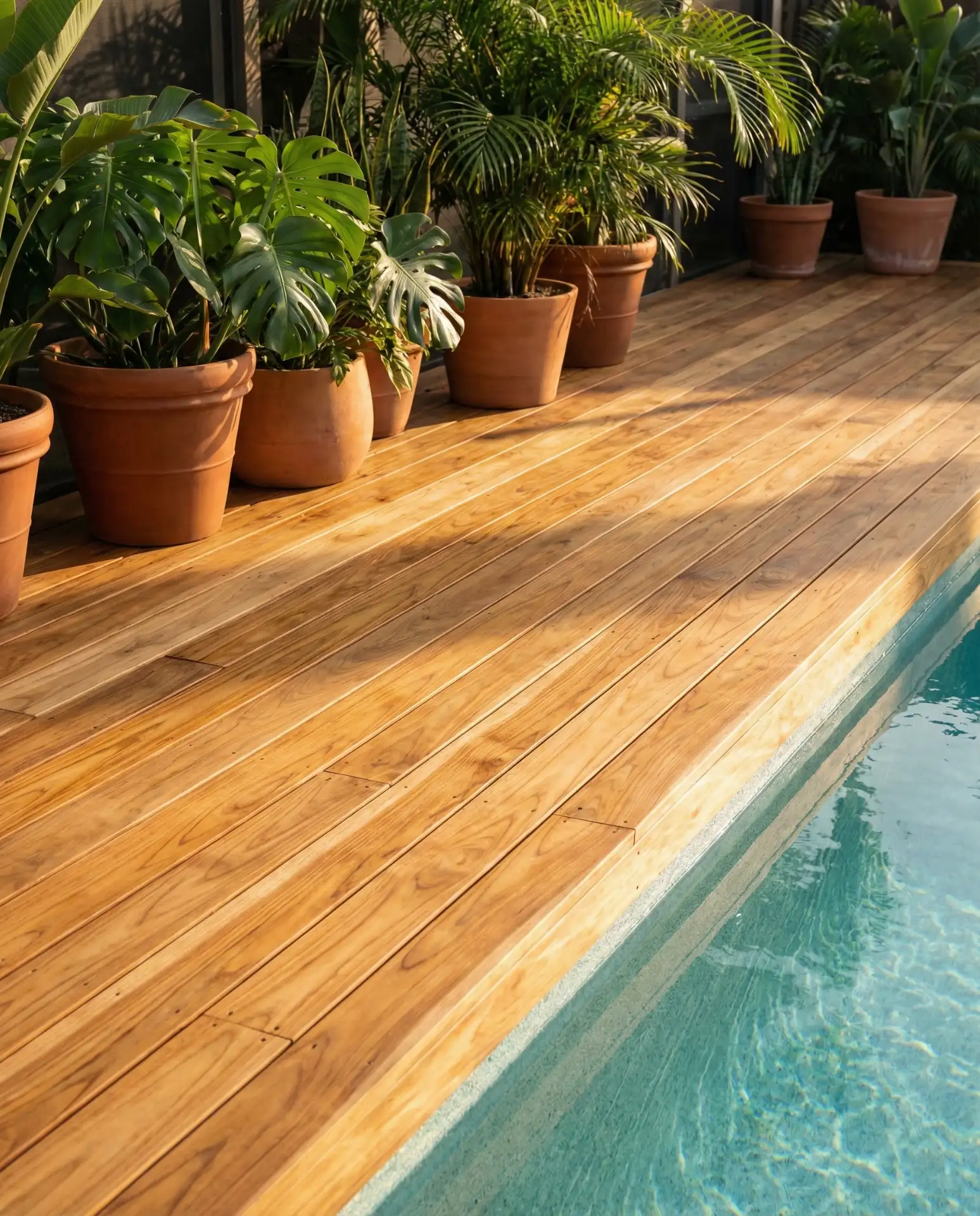 Natural Wood Deck Warmth 1