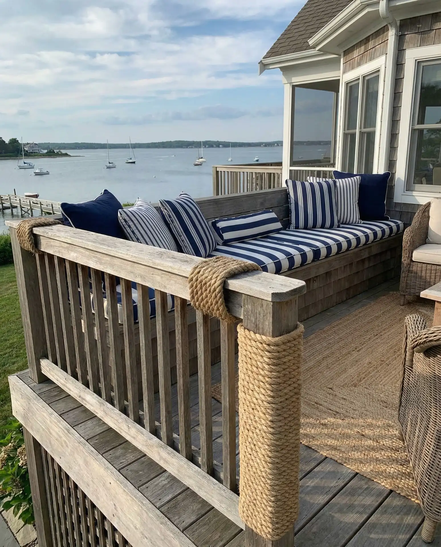 Nautical Rope Railing Accents 1