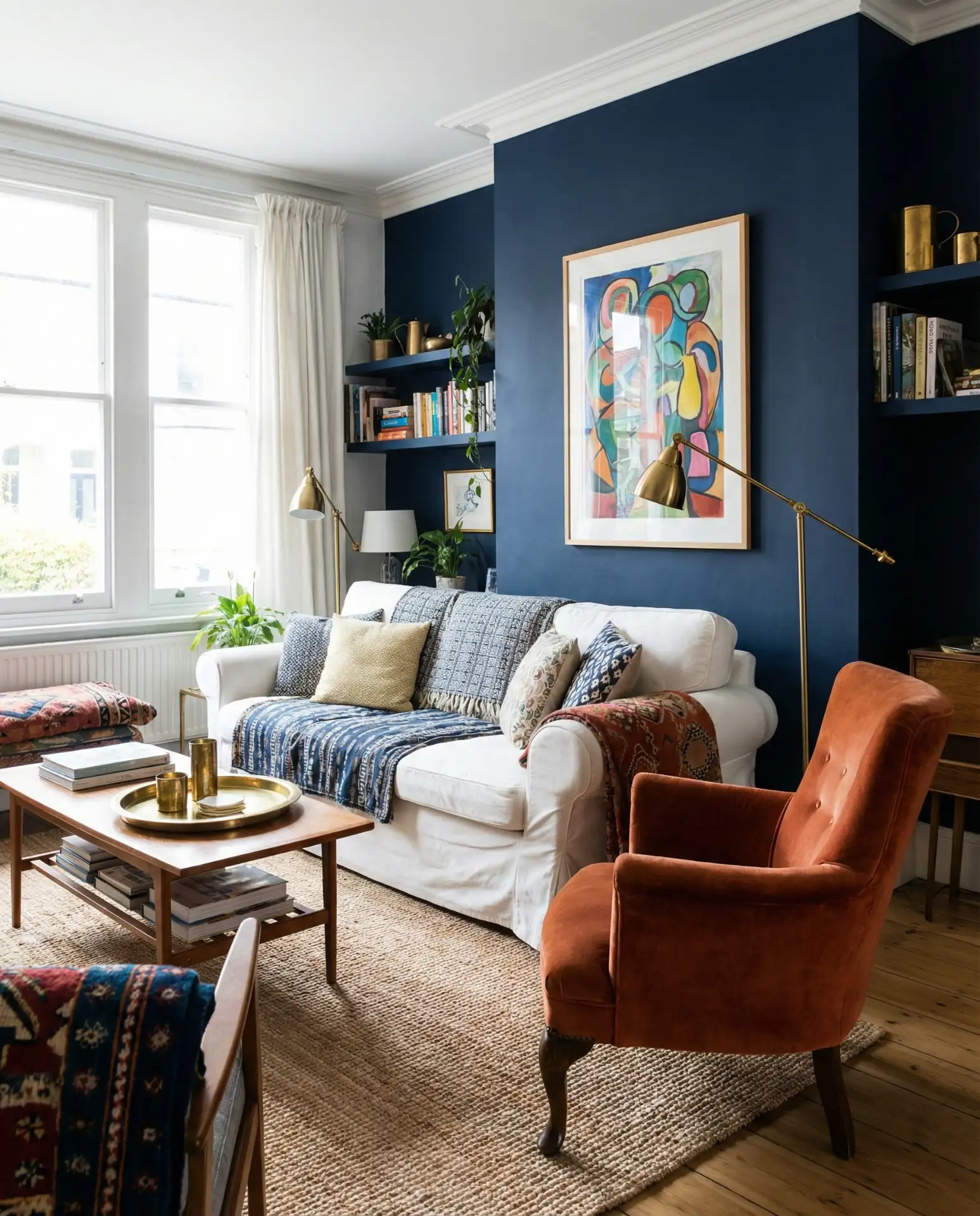 Navy and Orange Unexpected Contrast 2