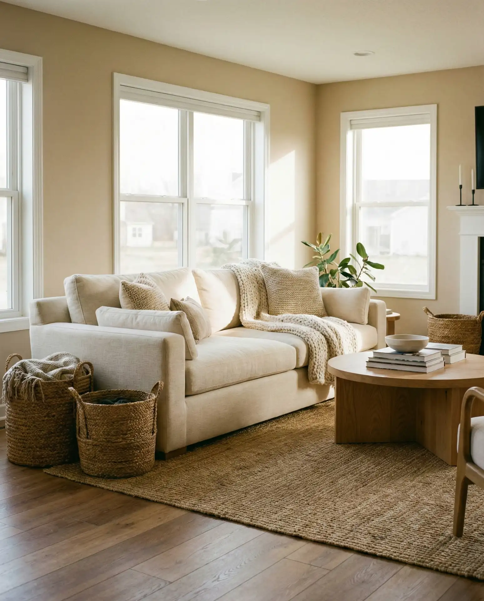 Neutral Palette with Natural Wood Warmth 2