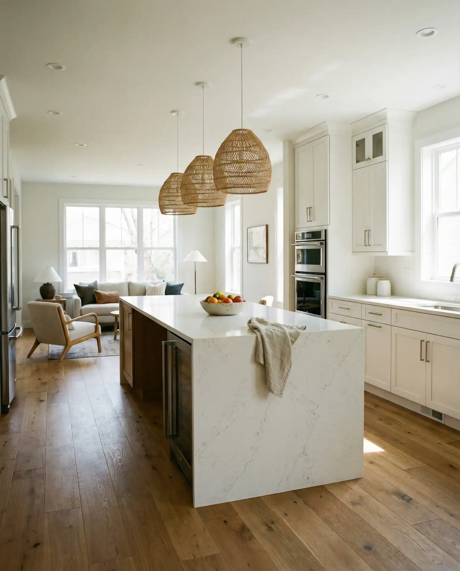 Open-Plan Kitchen with Central Island 1