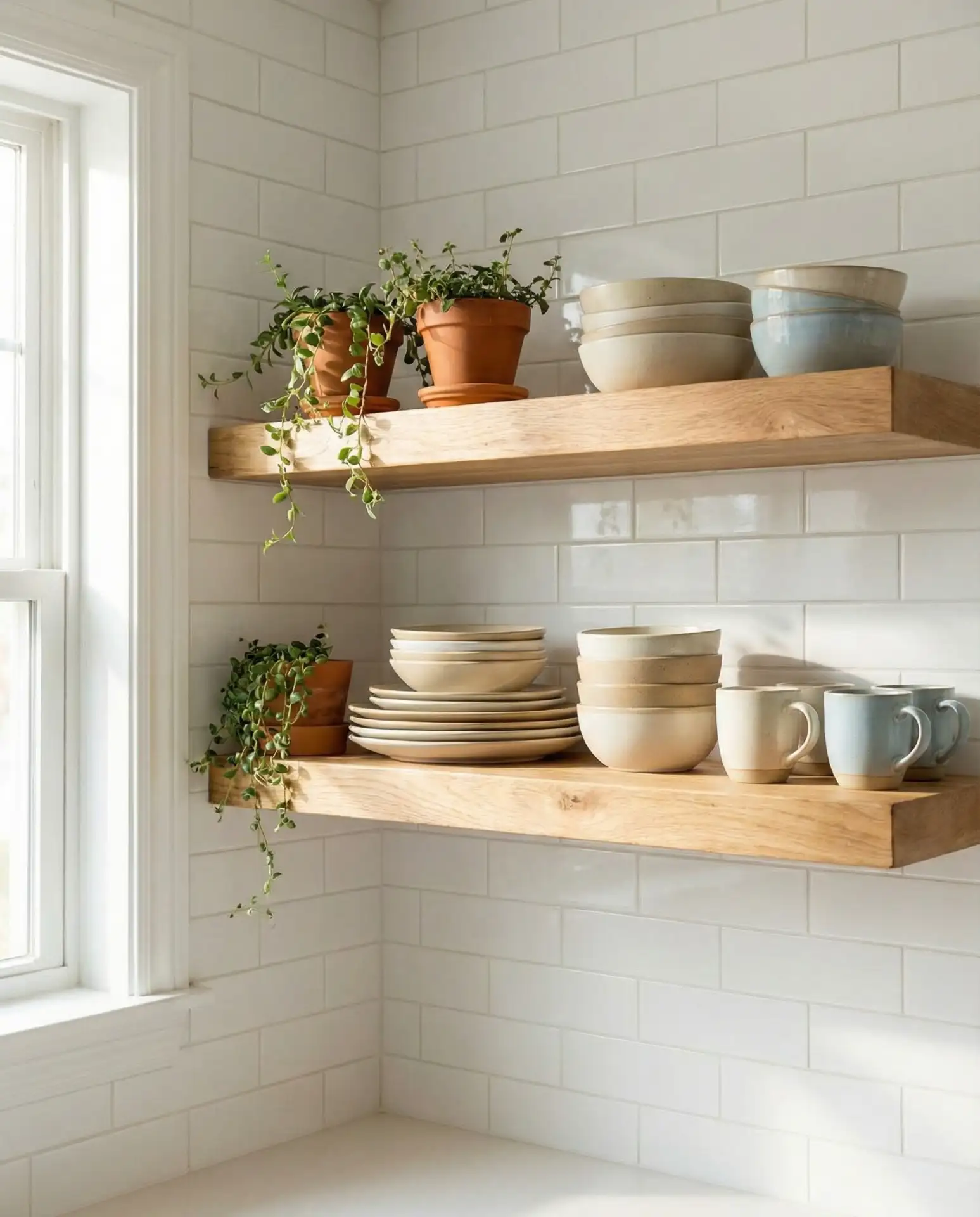 Open Shelving Display Zones 1