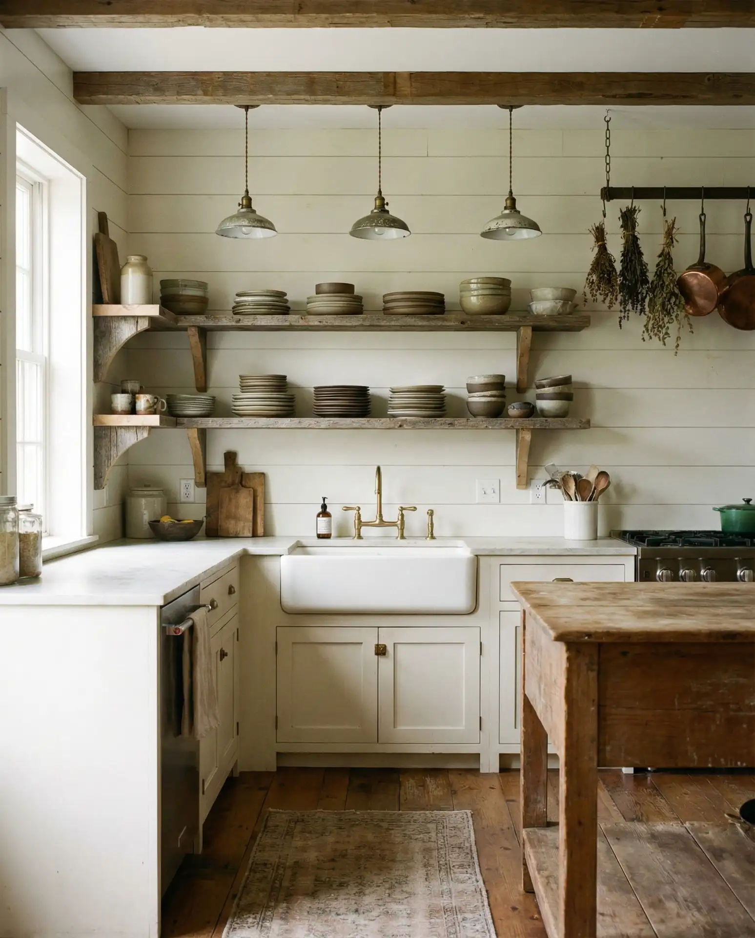 Open Shelving with Farmhouse Charm 2