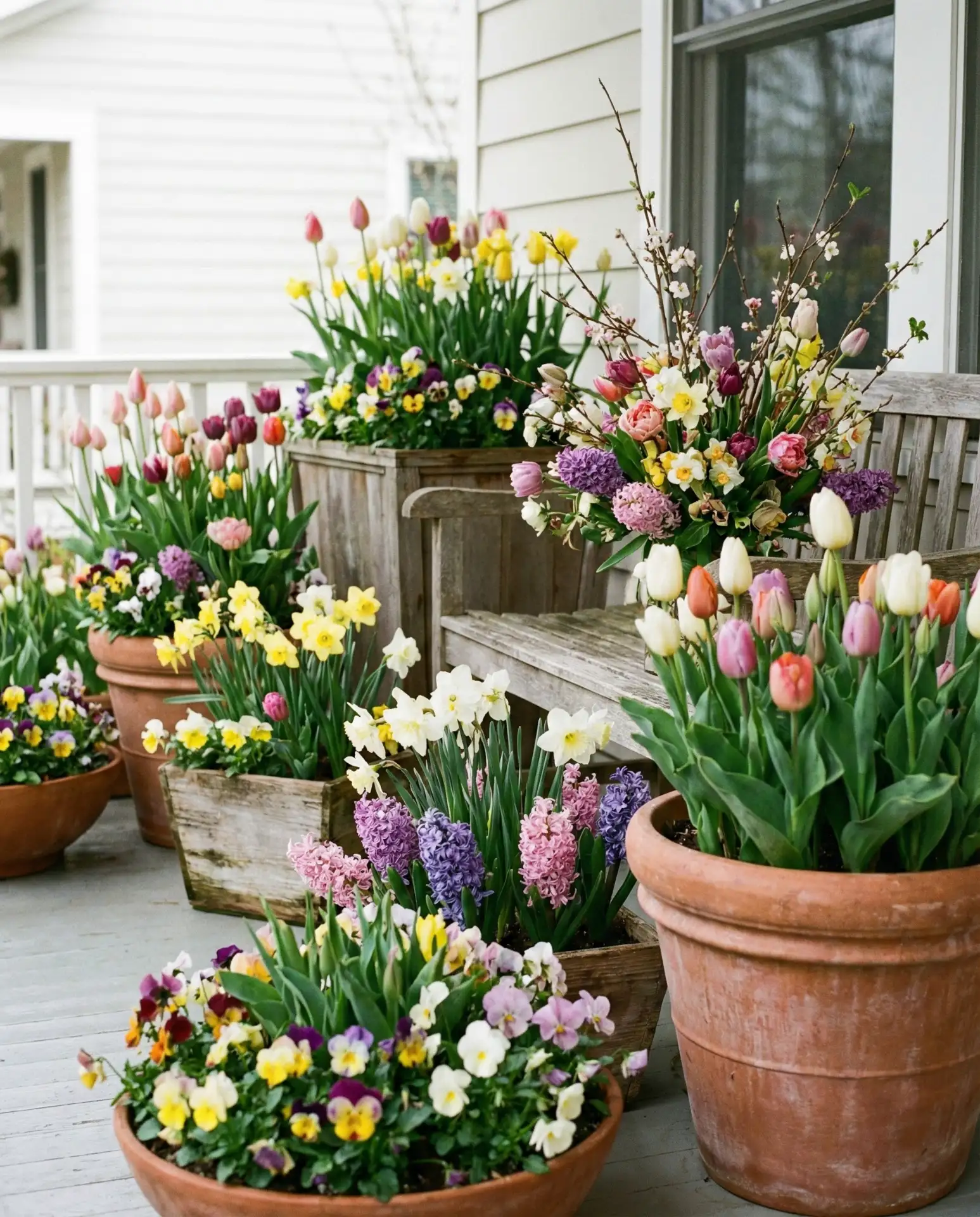 Outdoor Decorations Springtime Florals 1