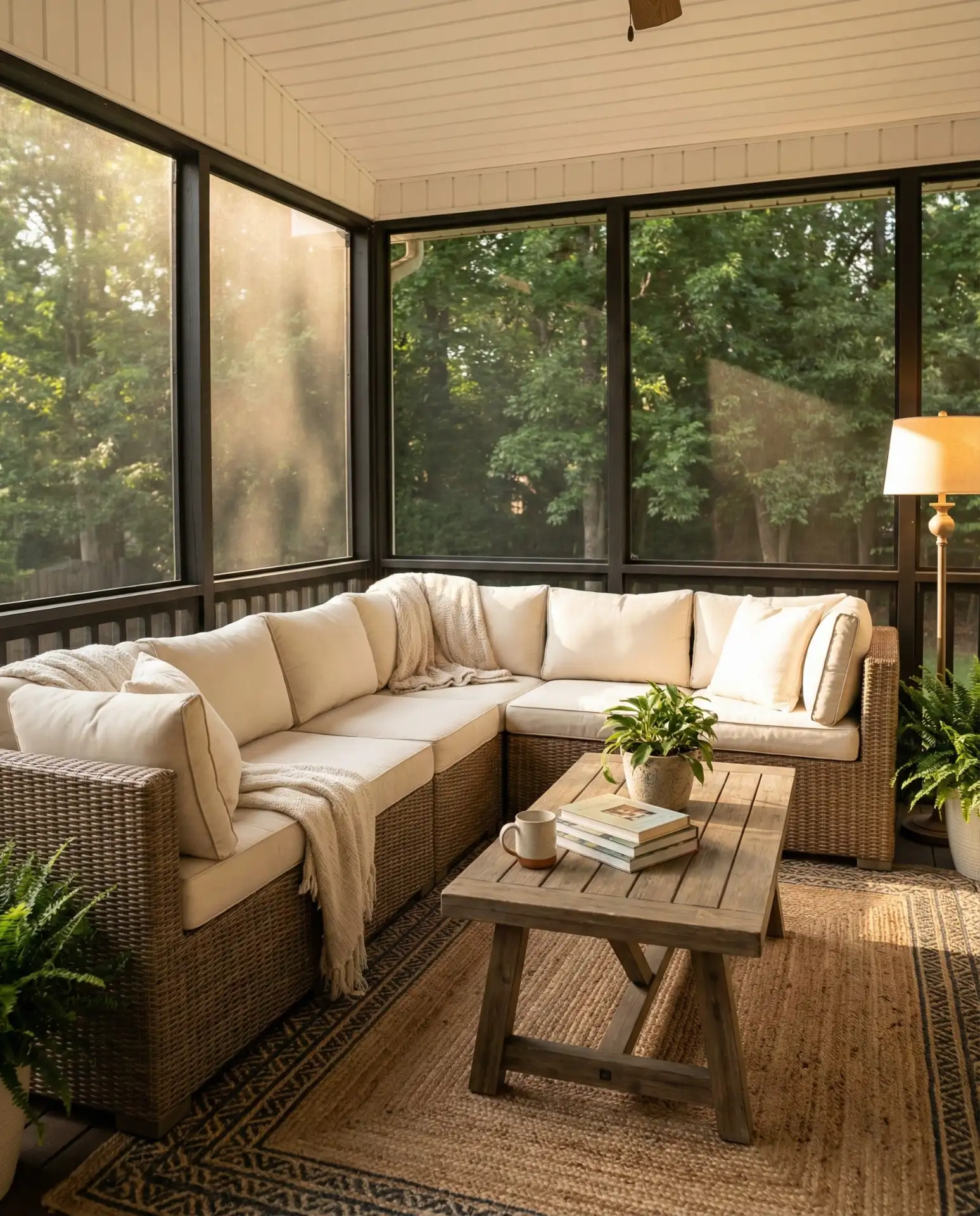 Outdoor Living Room with All-Weather Comfort 1