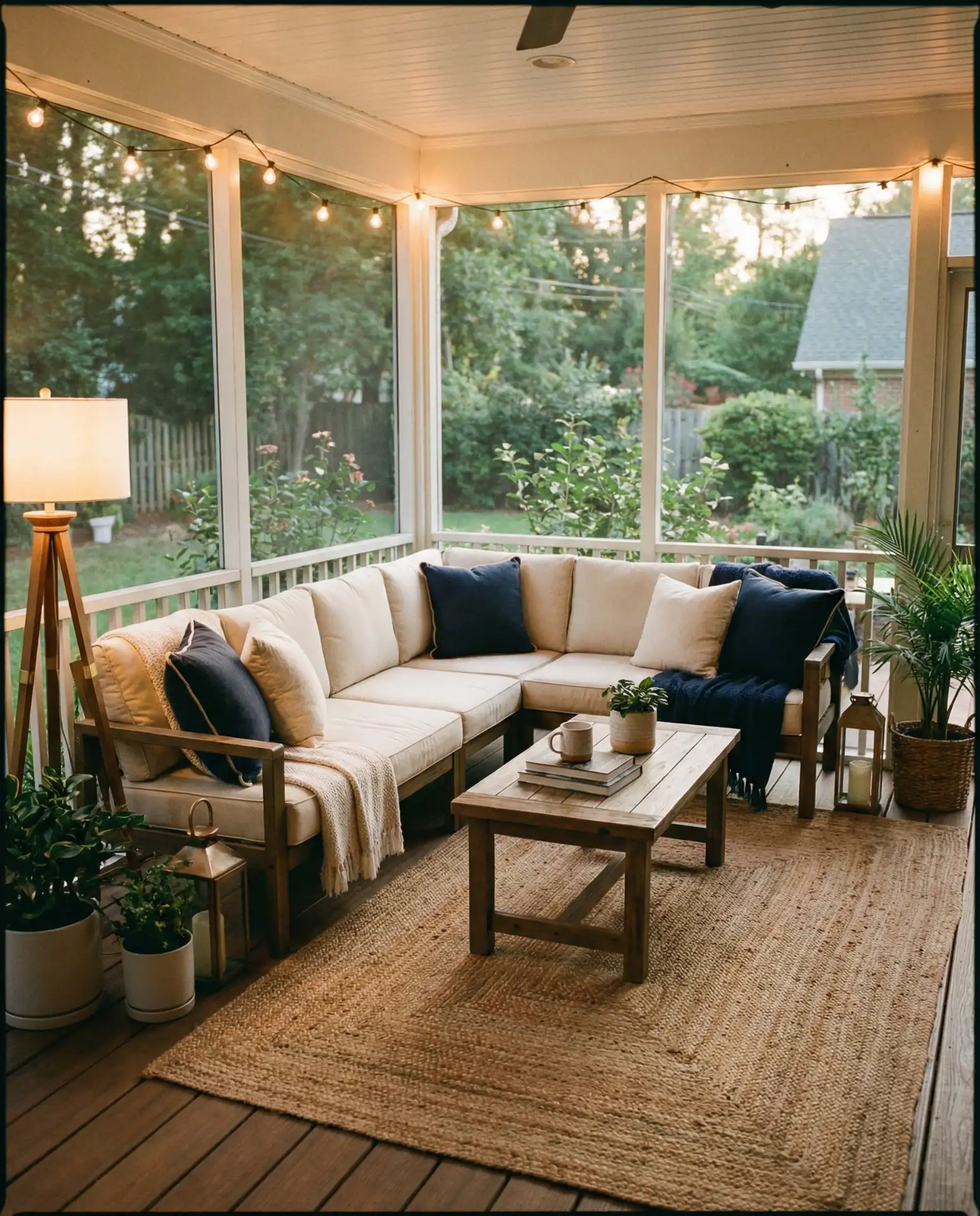 Outdoor Living Room with All-Weather Comfort 2