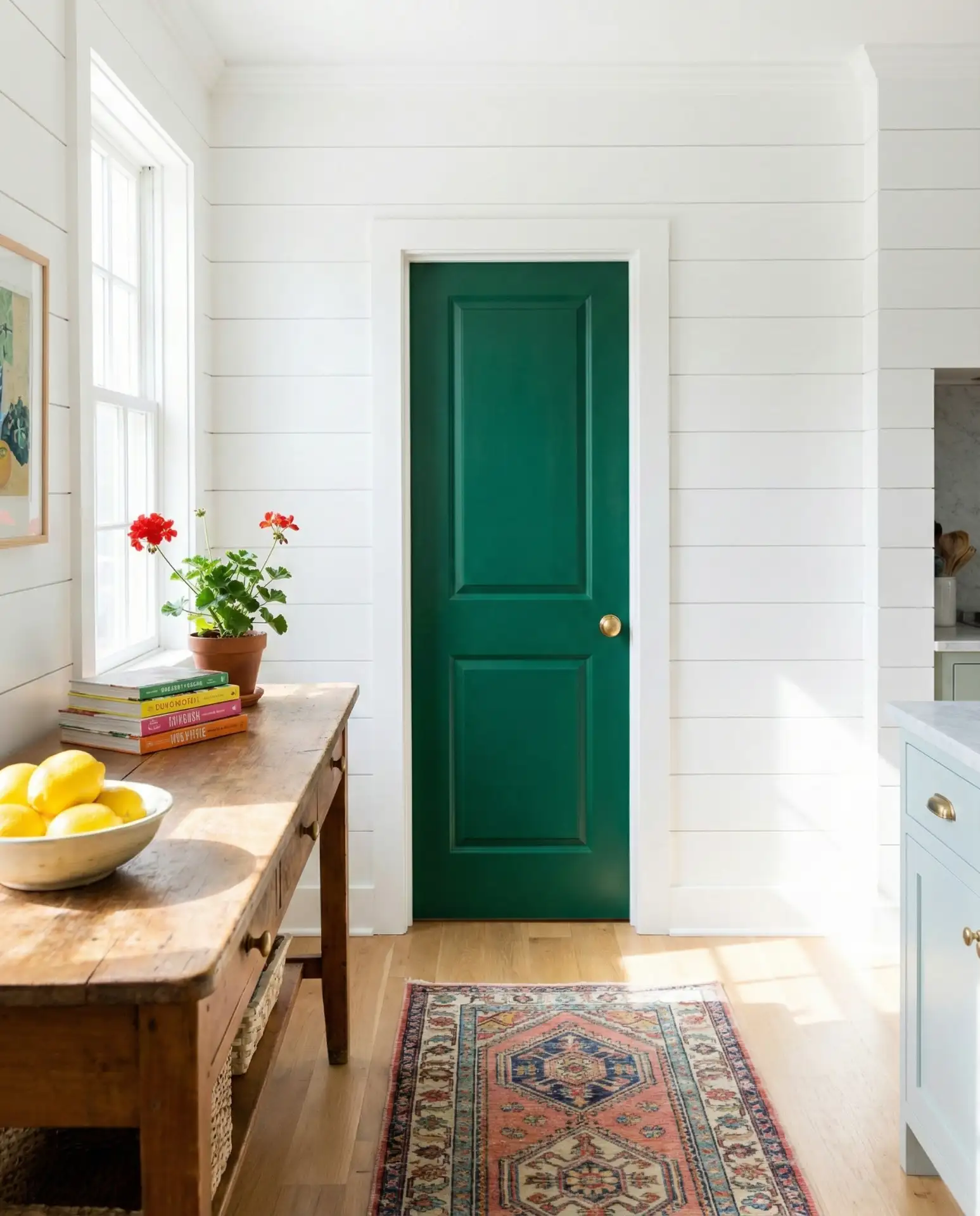 Painted Pantry Door as Kitchen Accent 2