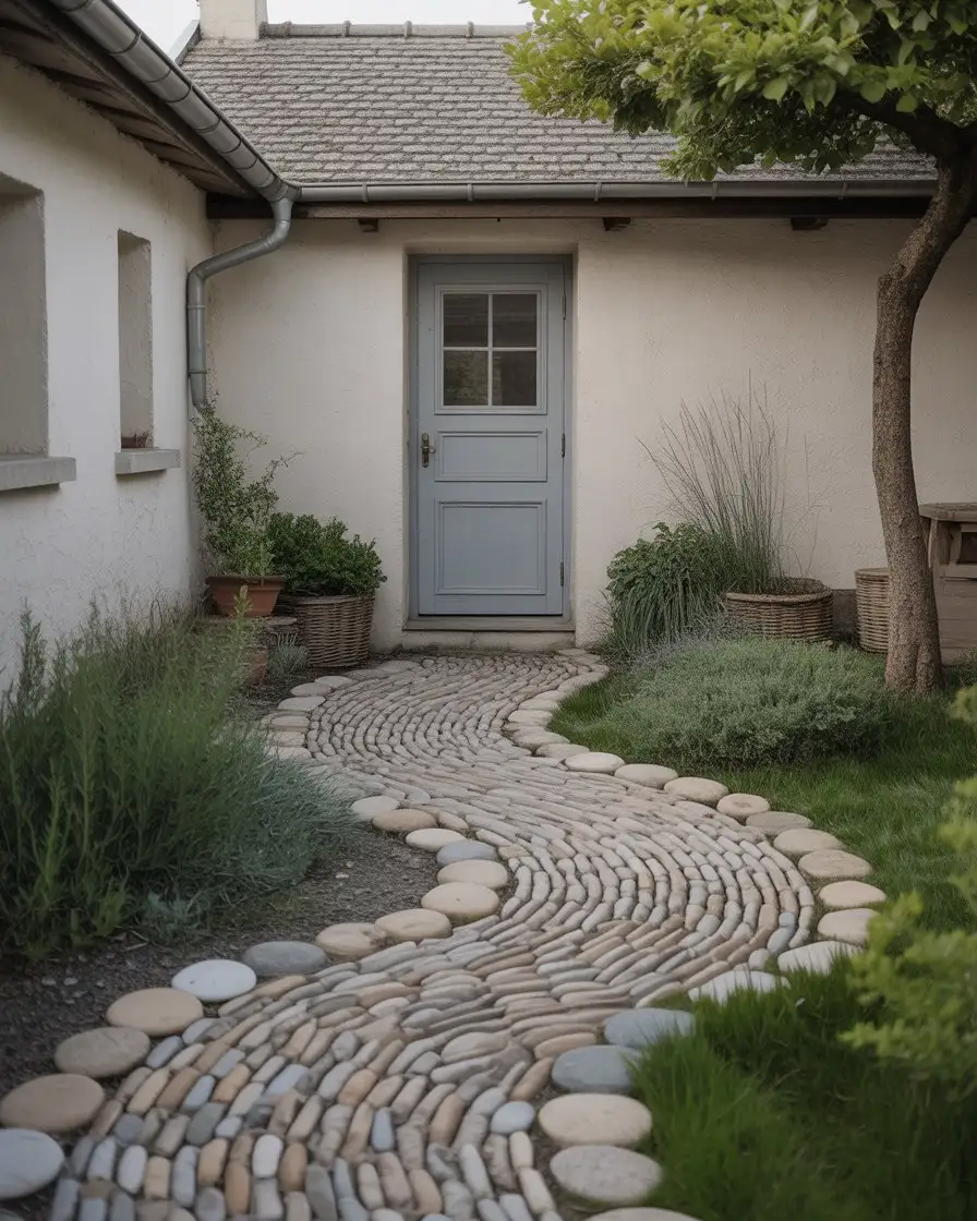 Pebble Mosaic Pathway 1