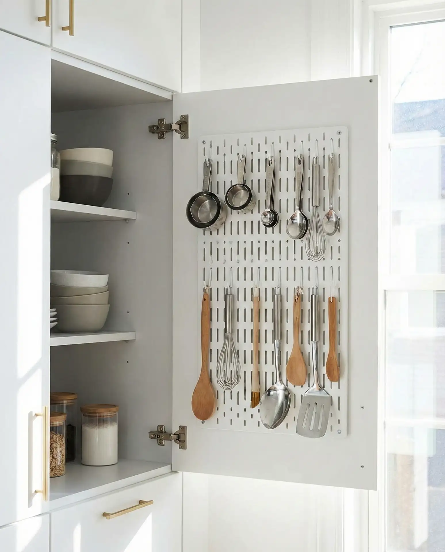 Pegboard Cabinet Door Organizers 1