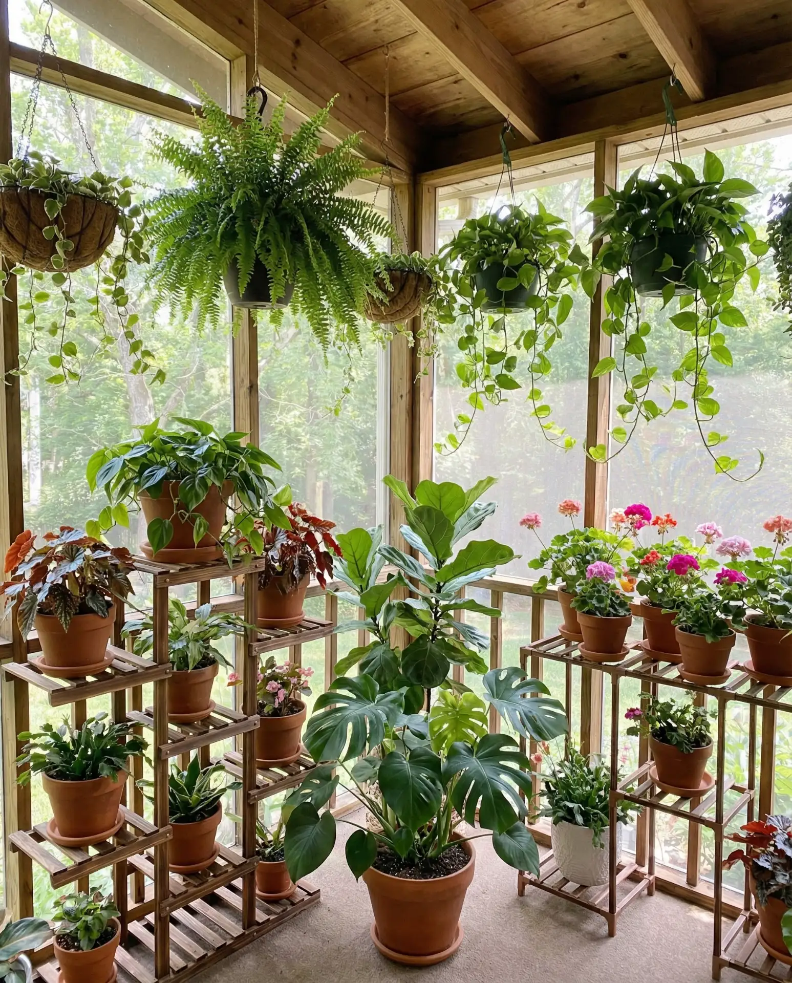 Plant Filled Conservatory Style Porch 2