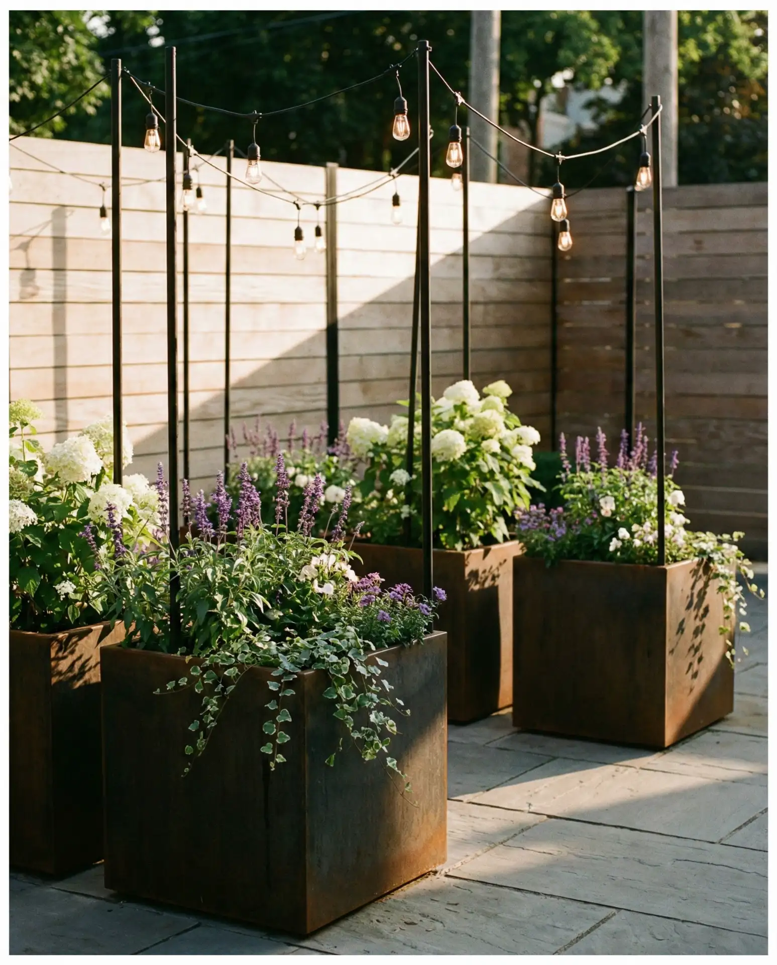 Planter Box Light Poles 1