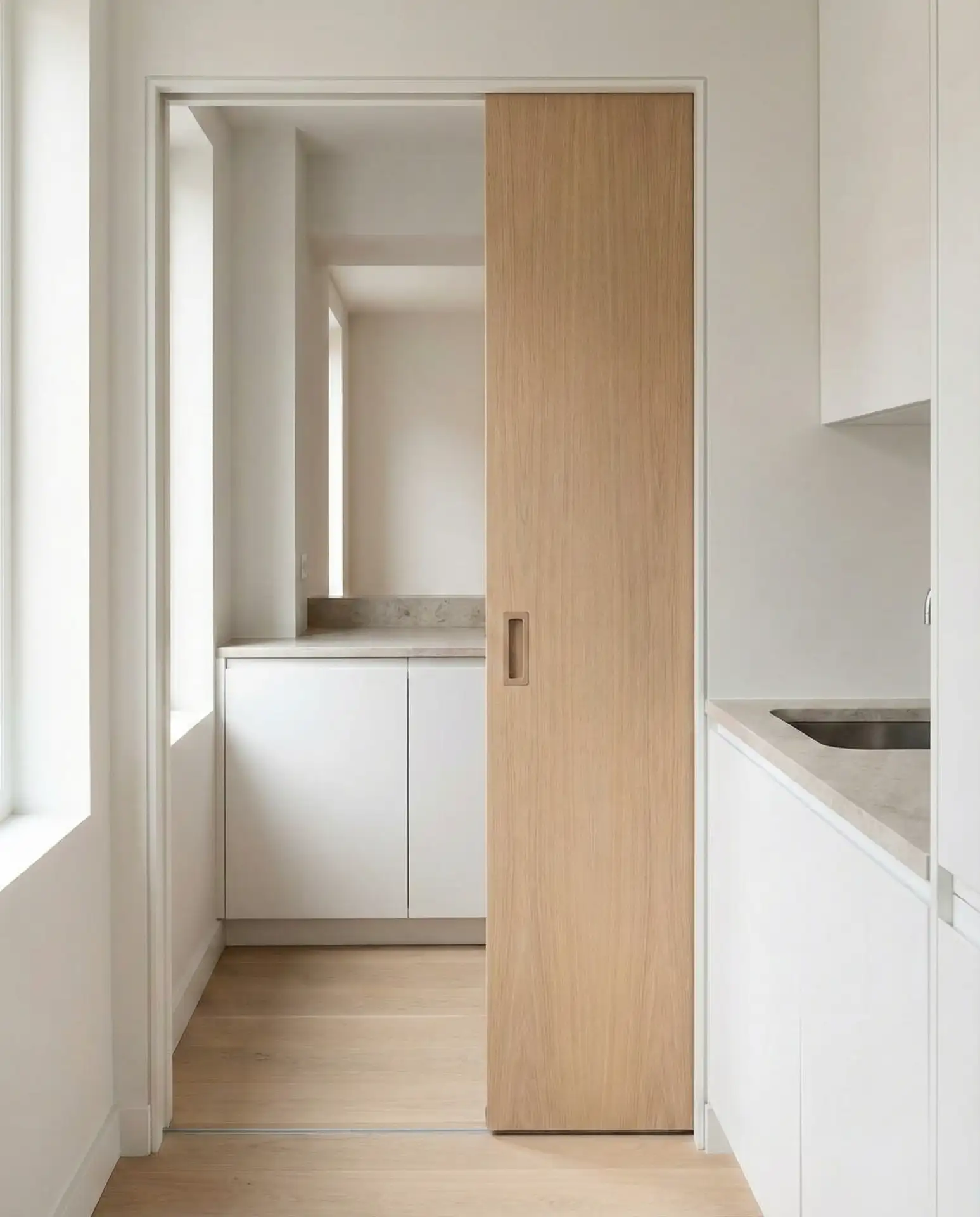 Pocket Pantry Door for Tight Spaces 2