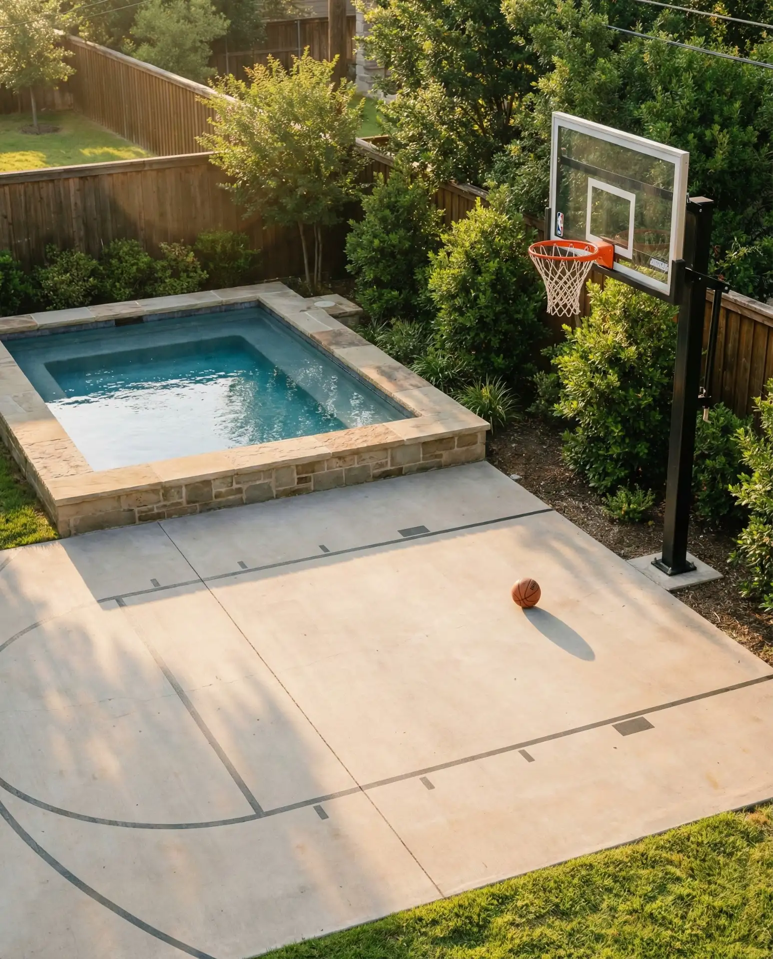 Pool-with-Adjacent-Sport-Court-or-Basketball-Hoop 2
