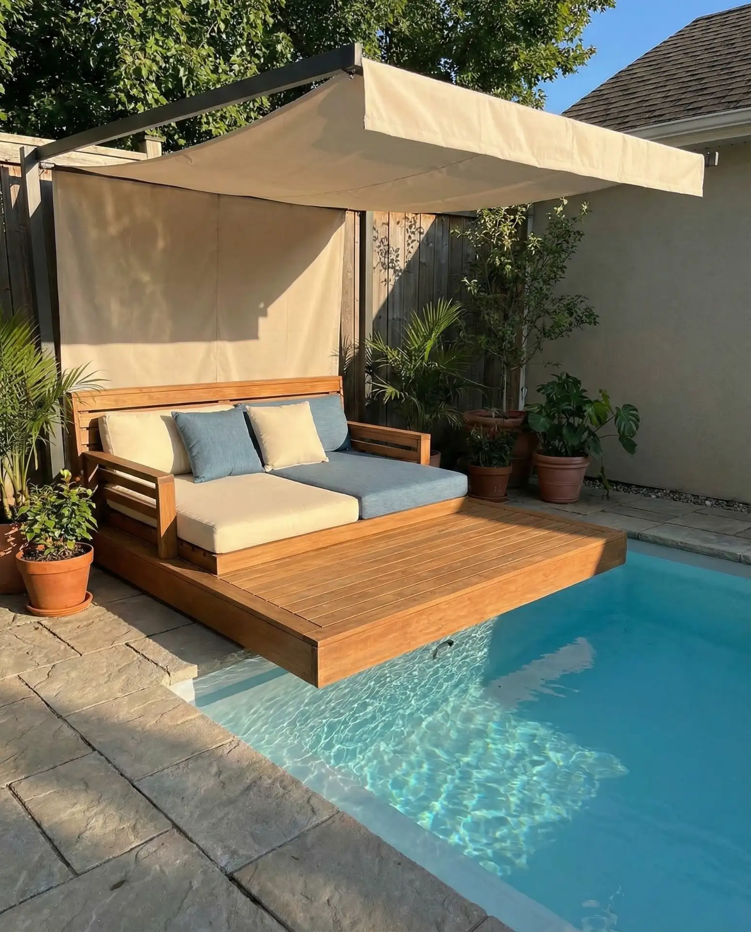 Pool-with-Floating-Lounge-Area-and-Canopy 2