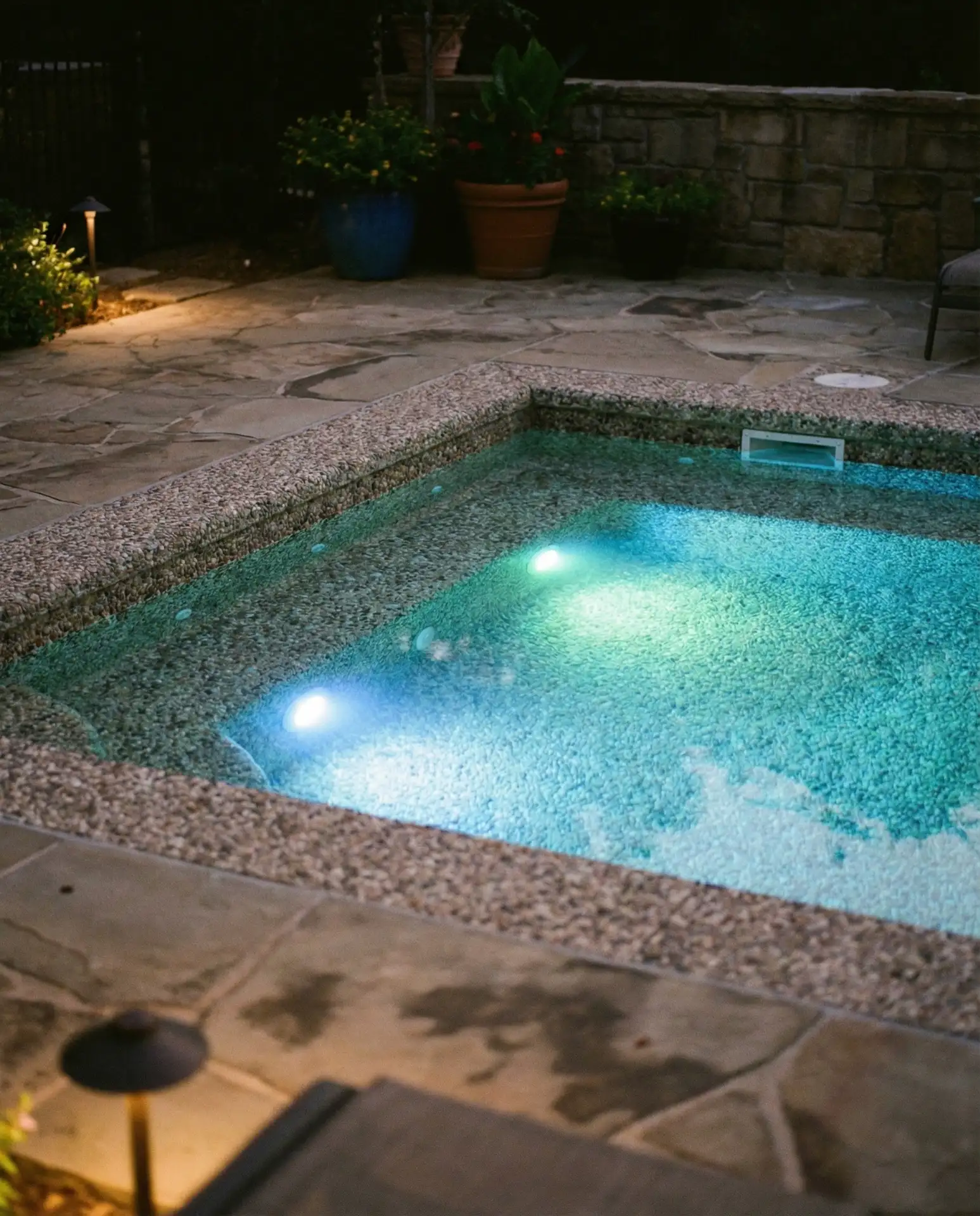 Pool-with-Pebble-Finish-and-Underwater-Lighting 2