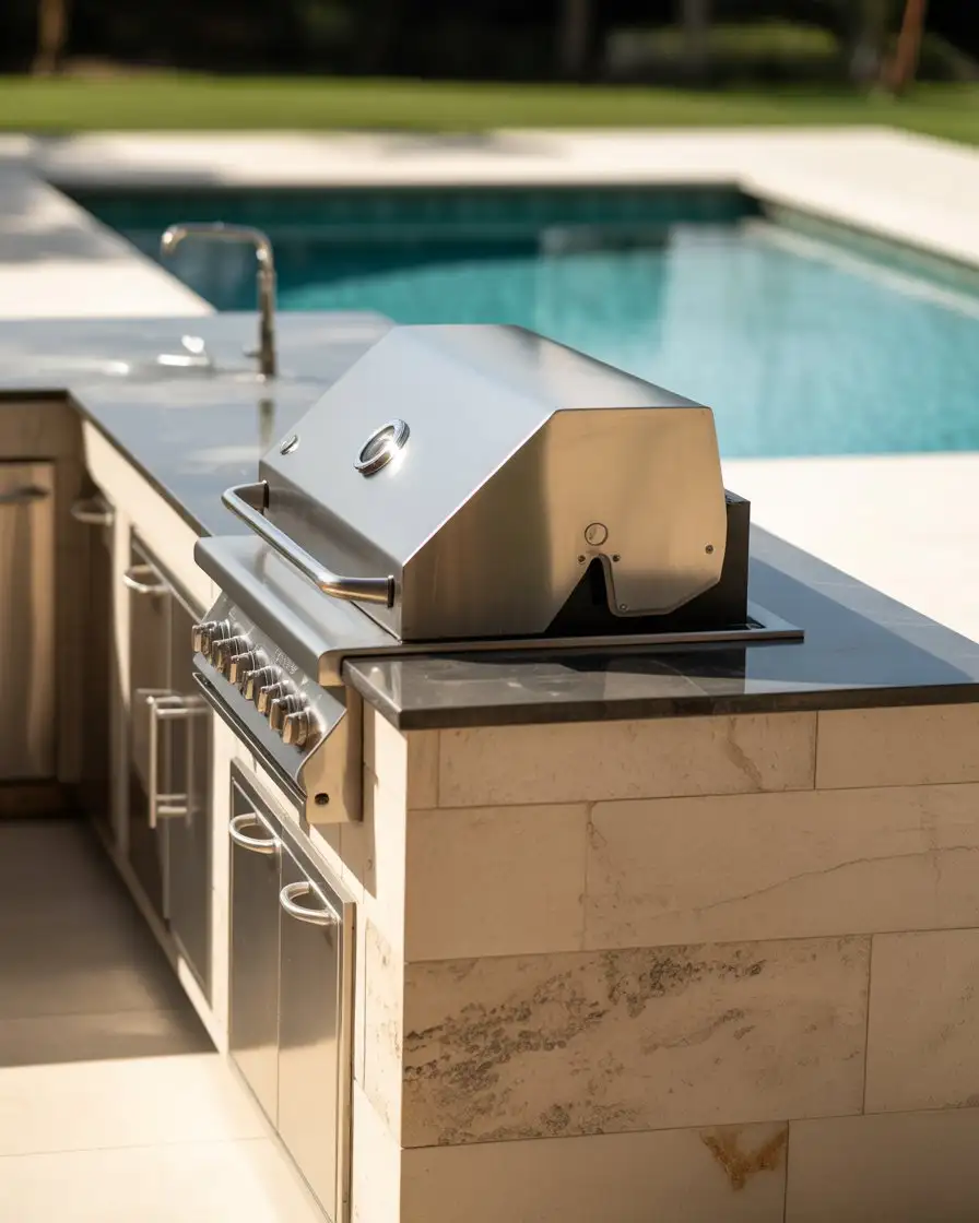Poolside Outdoor Kitchen Station 2