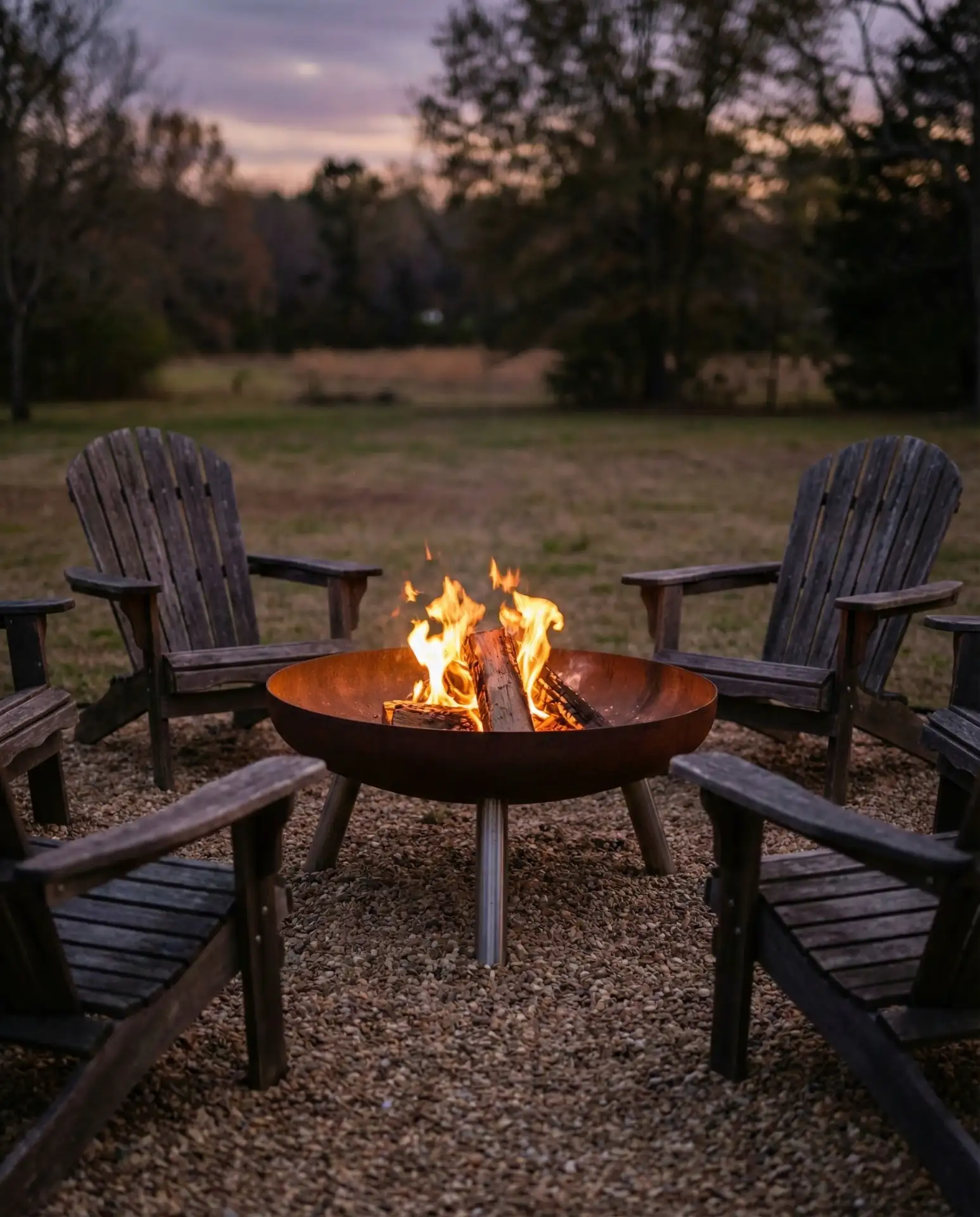 Portable Steel Fire Bowl for Flexible Entertaining 2