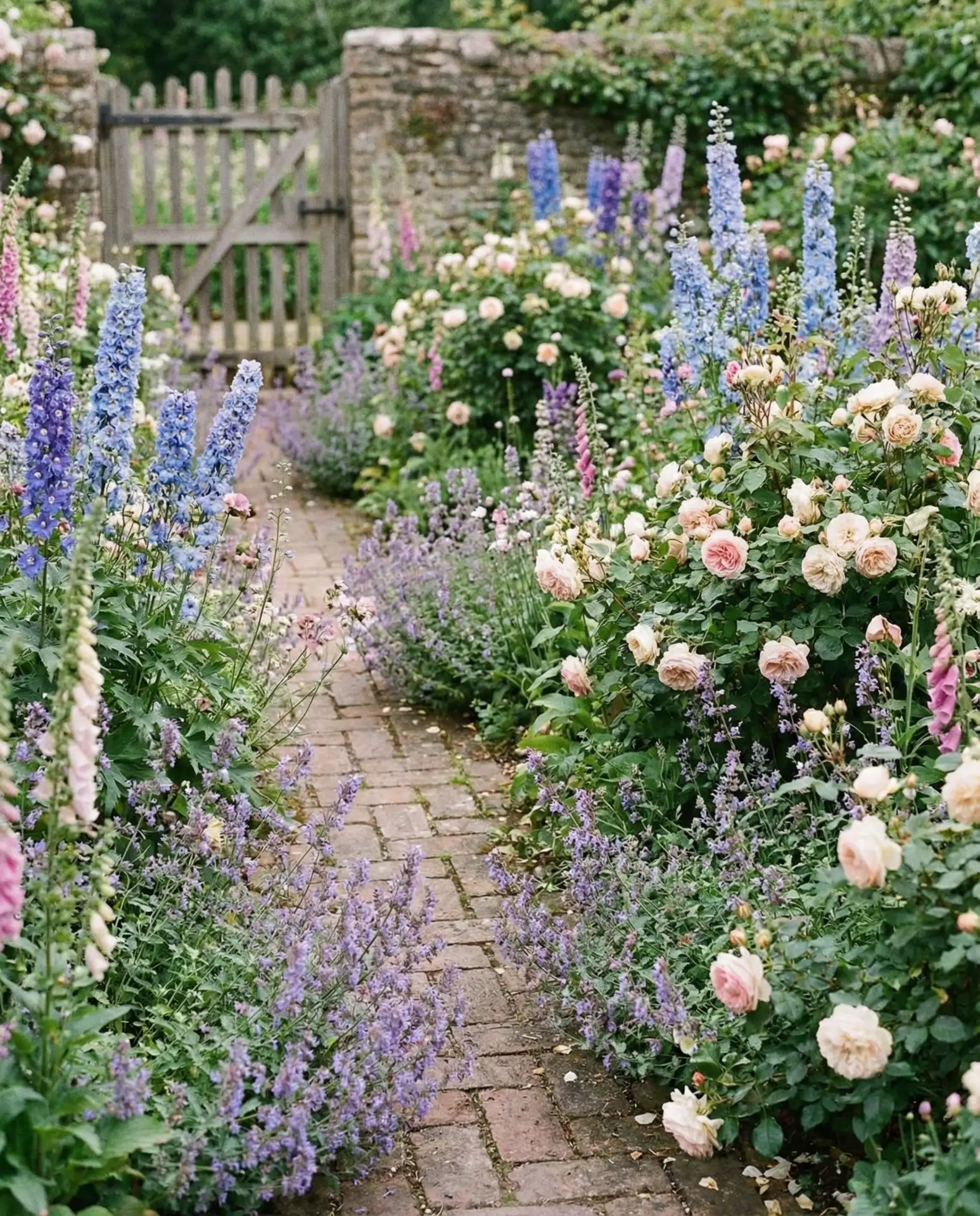 Pretty Cottage Garden with Mixed Perennials 2
