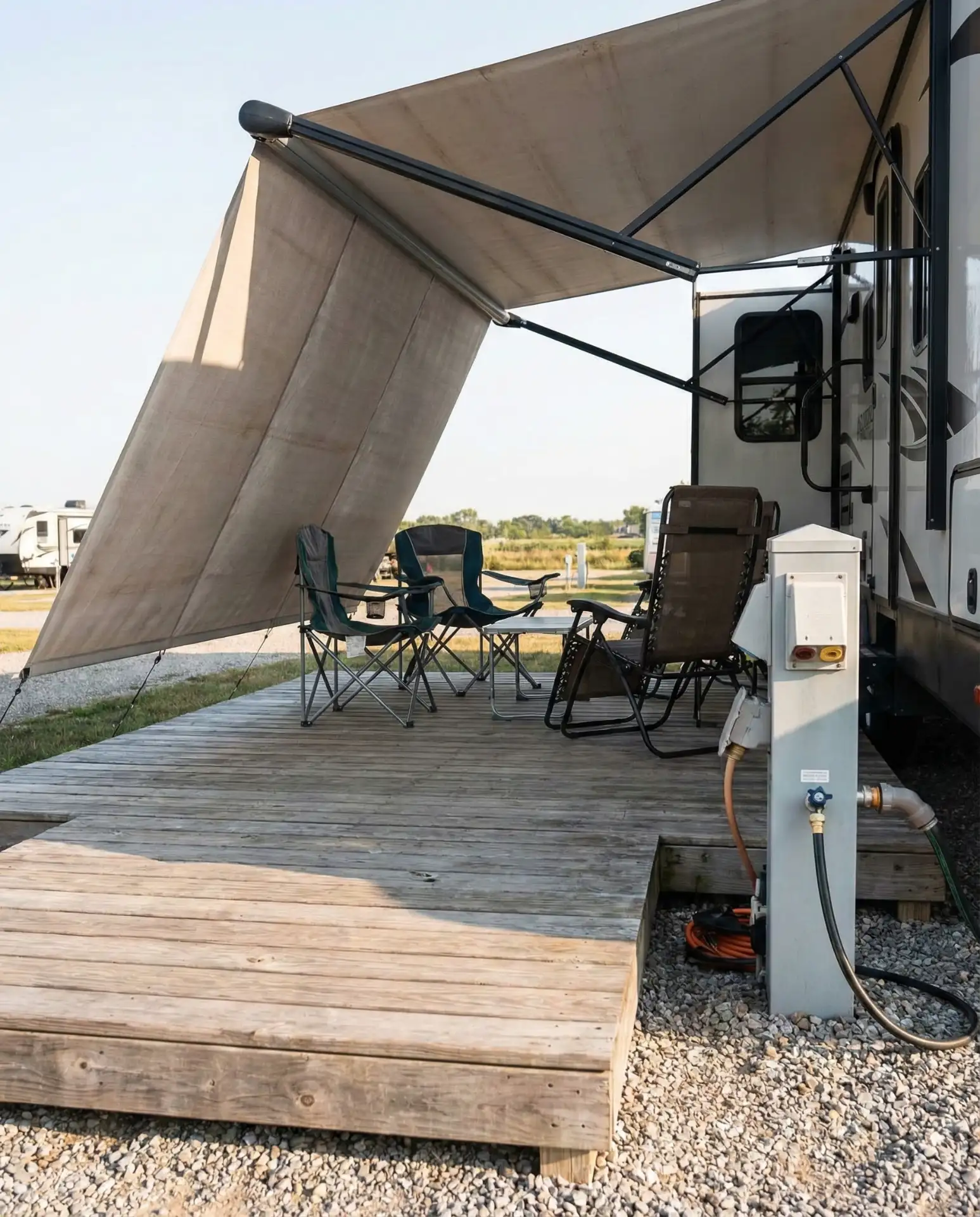 RV-Adjacent Deck for Mobile Living 1