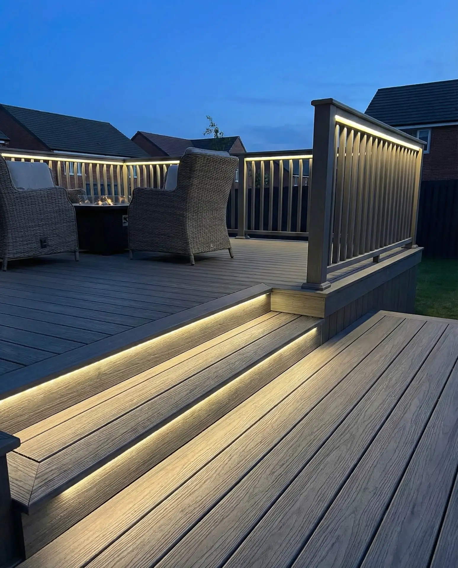 Recessed Deck Lighting for Safety and Style 2