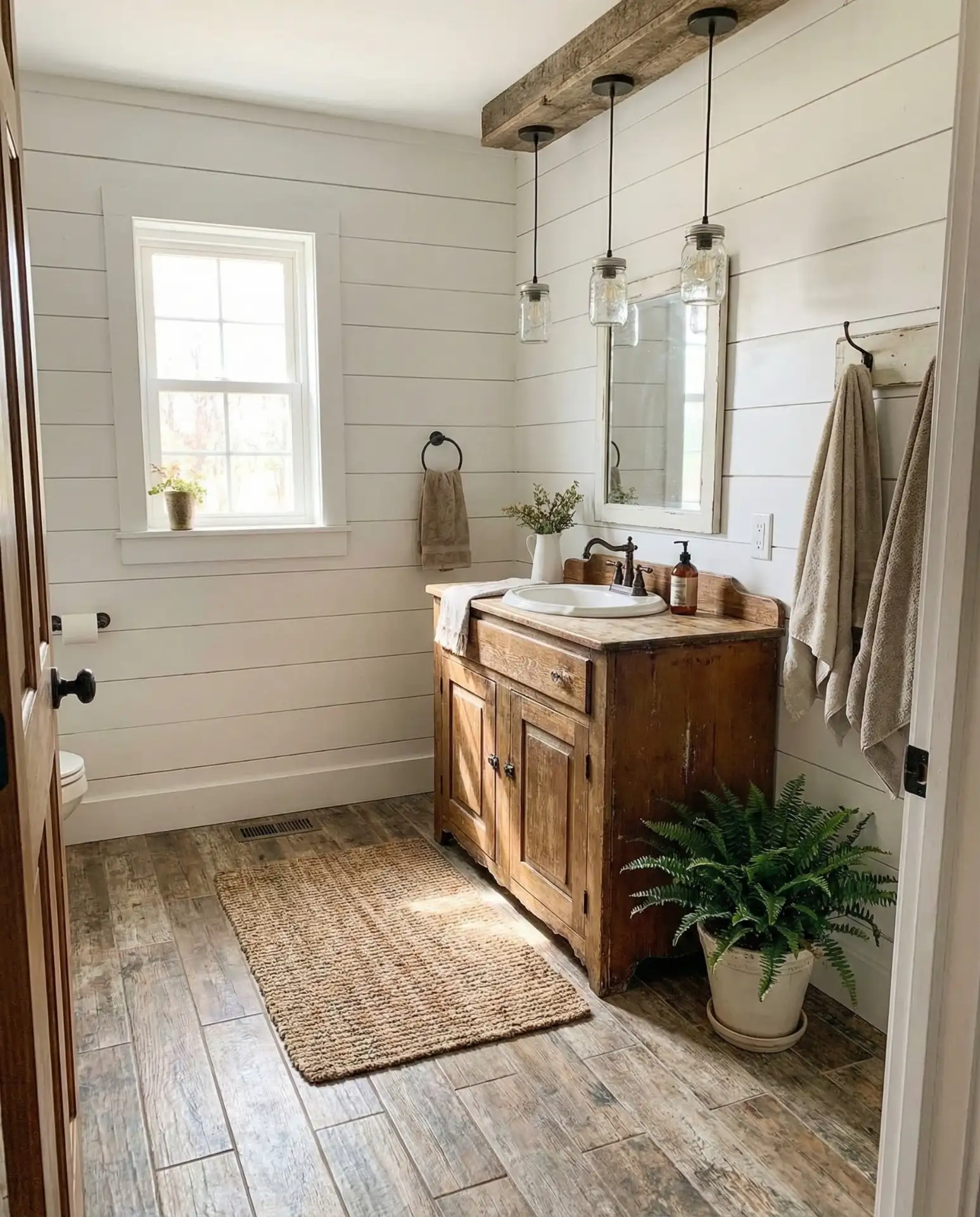 Reclaimed Wood-Look Porcelain Planks 1