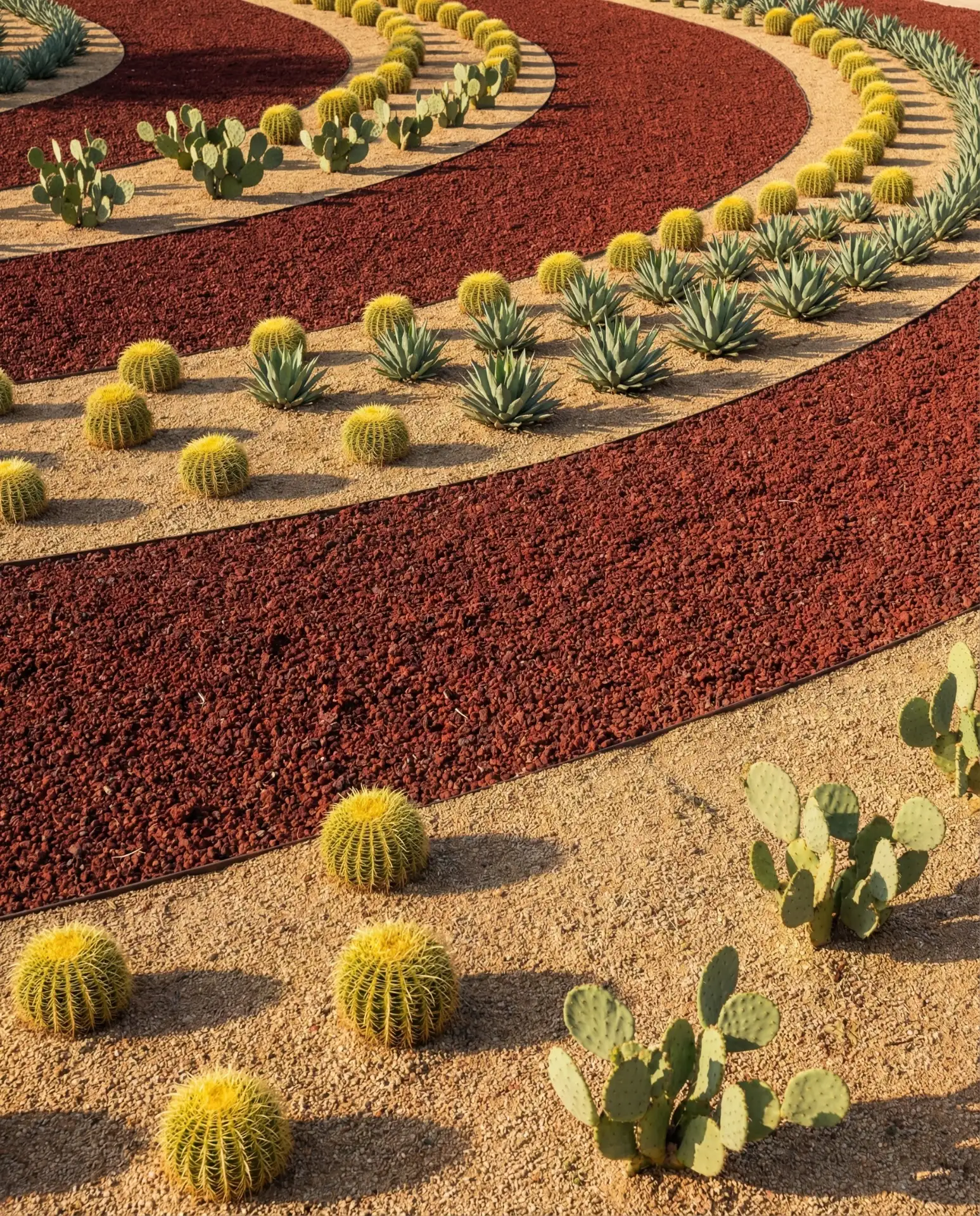 Red Accent Stone Color Blocking 1