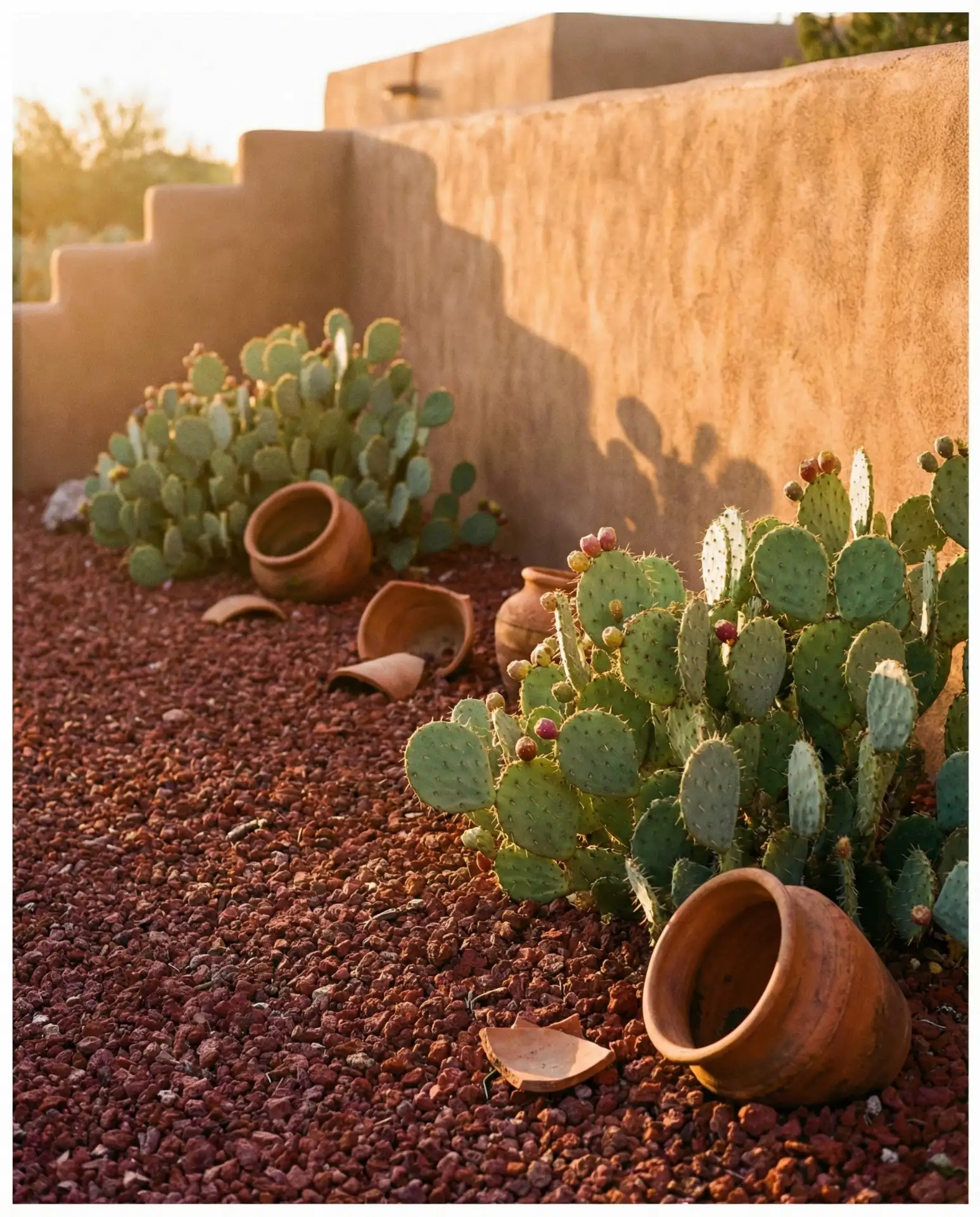 Red Lava Rock Southwestern Garden 2