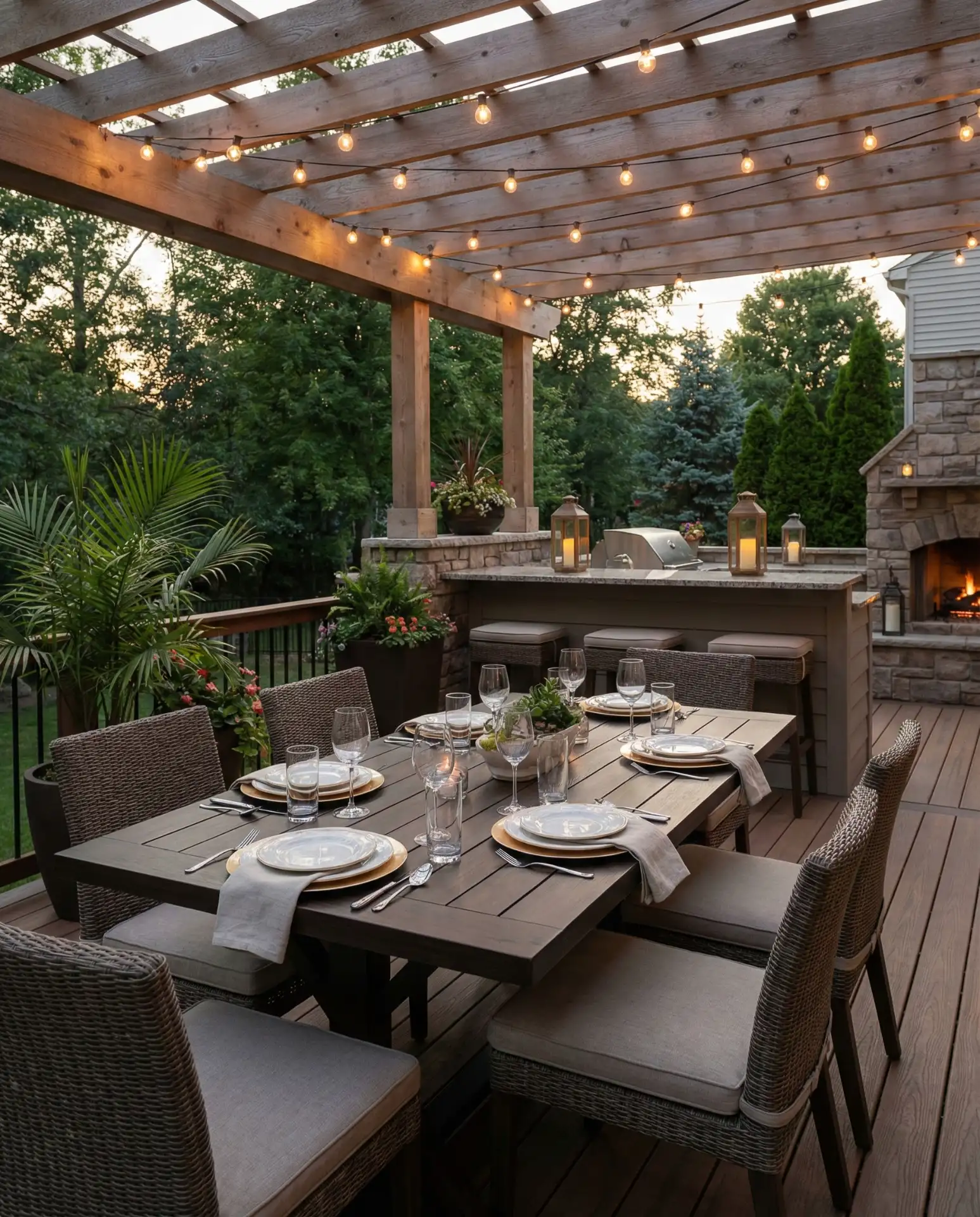 Restaurant-Inspired Outdoor Dining Deck 2