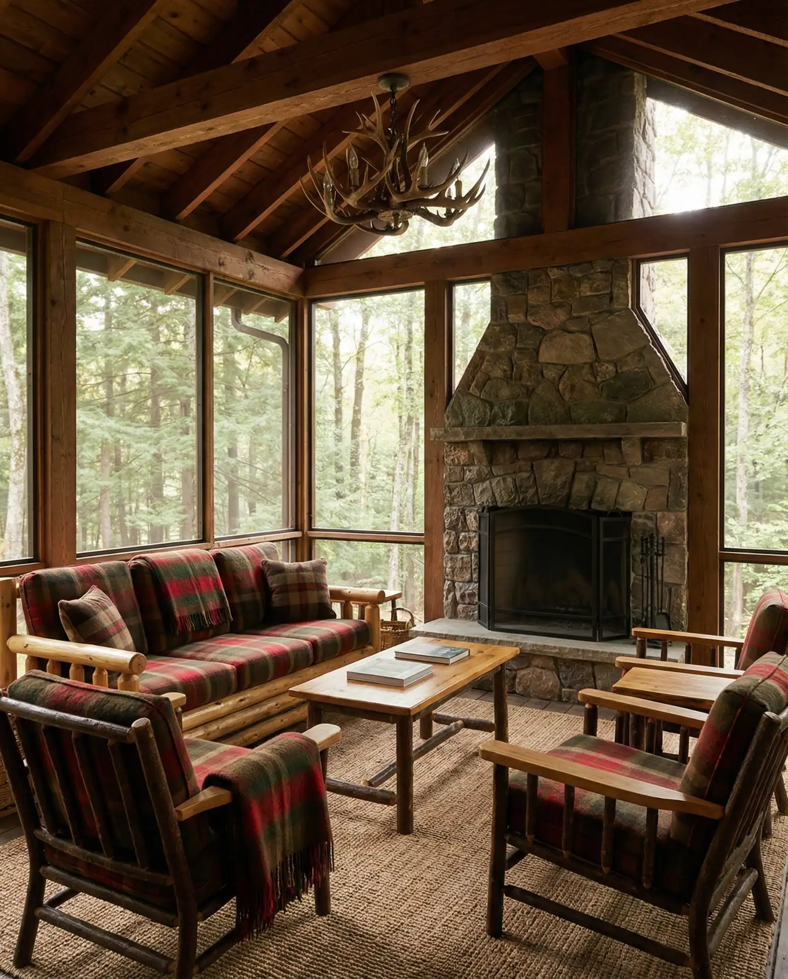 Rustic Cabin Retreat with Log Accents 1