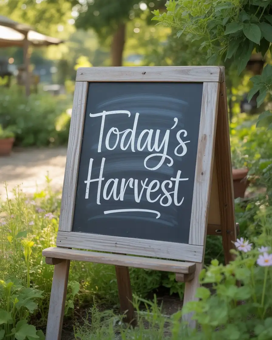 Rustic Chalkboard Signage 1