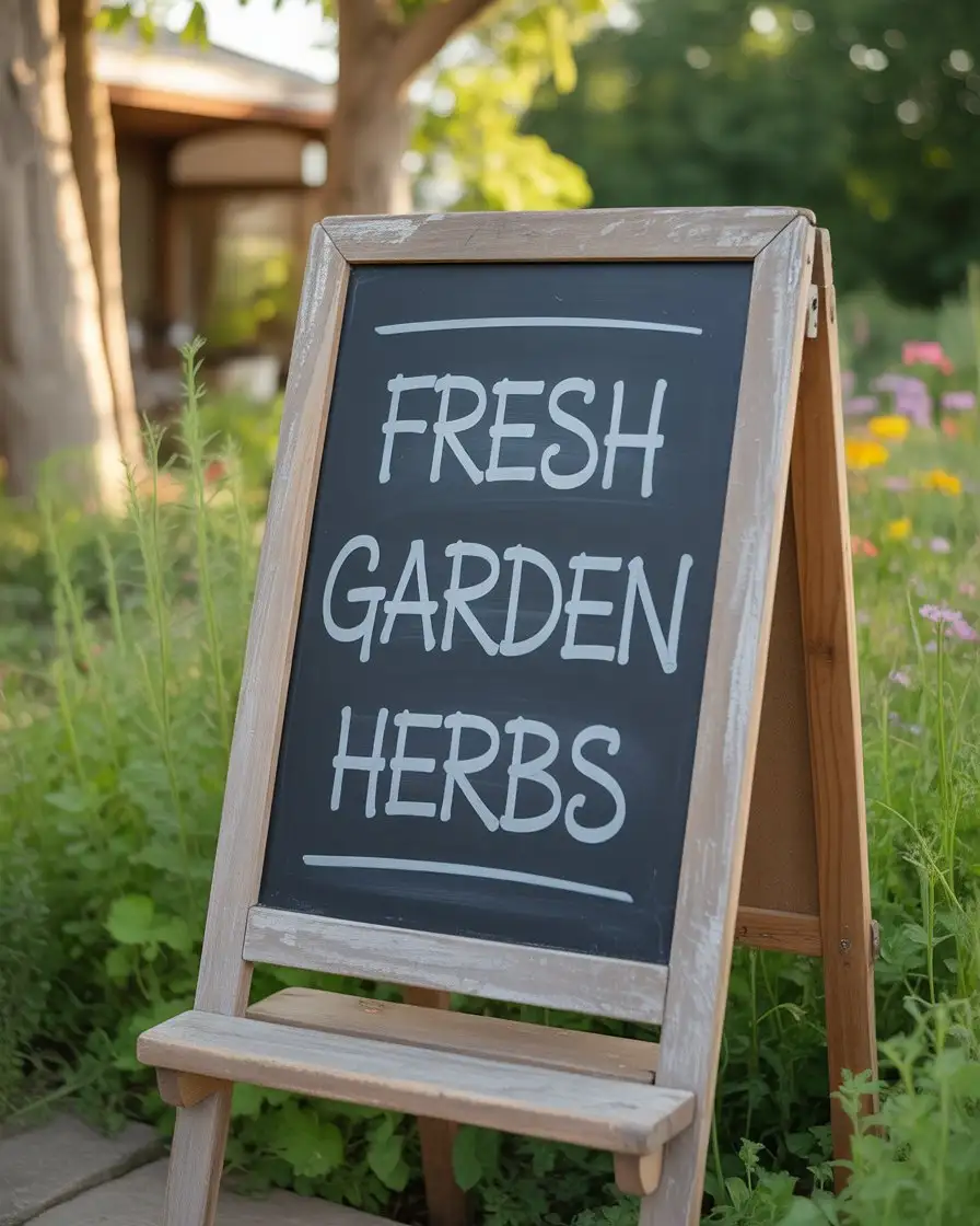 Rustic Chalkboard Signage 2