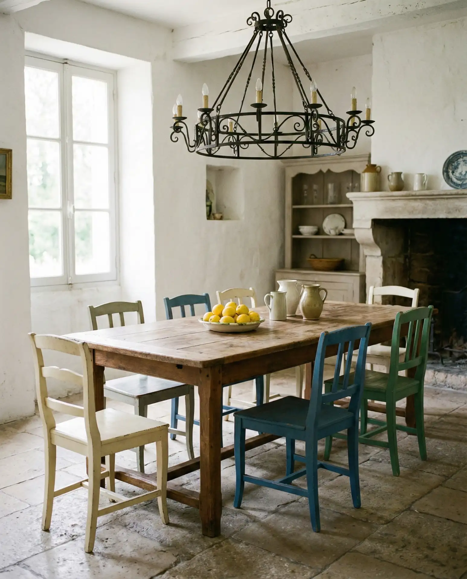 Rustic Dining Room with Farmhouse Table 1